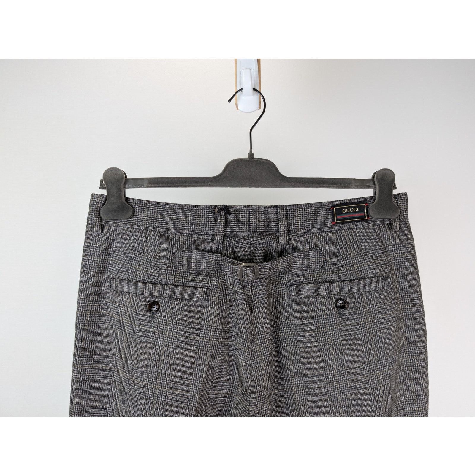 Gucci o1rshd1 Vintage Mouline Galles Pant in Black/Brown Size US 34 / EU 50 - 8 Thumbnail