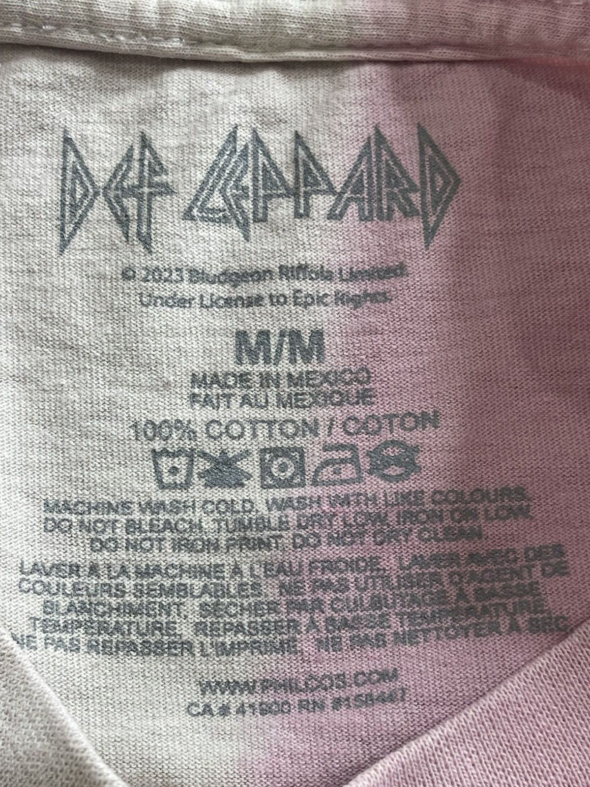 Designer Def Leppard Tie Dye Tee Size US M / EU 48-50 / 2 - 3 Thumbnail