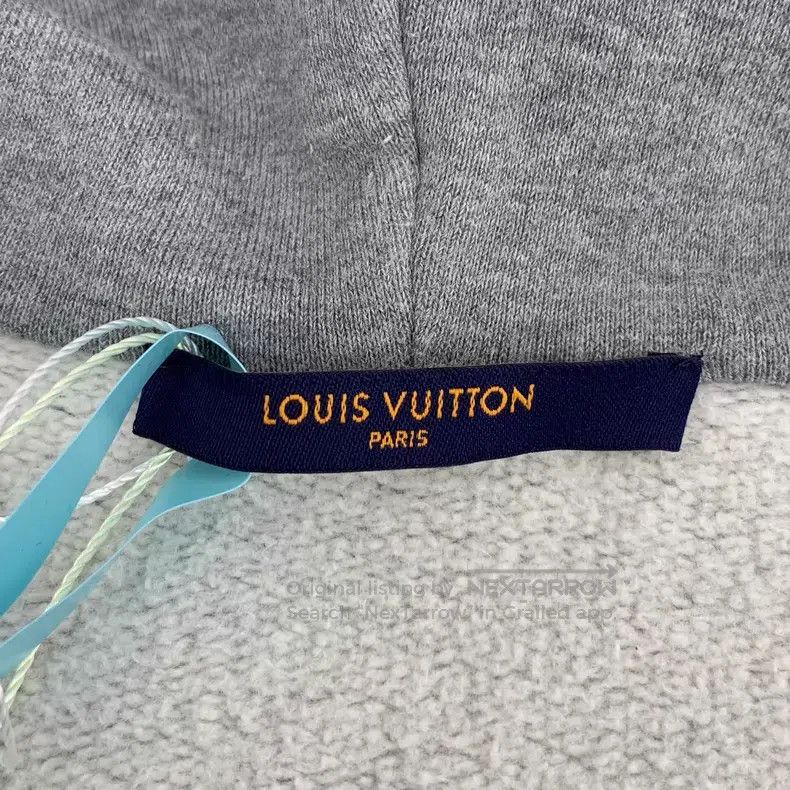 Louis Vuitton Louis Vuitton 22 Grey 3D graffiti logo printed cotton hood Size US M / EU 48-50 / 2 - 6 Thumbnail