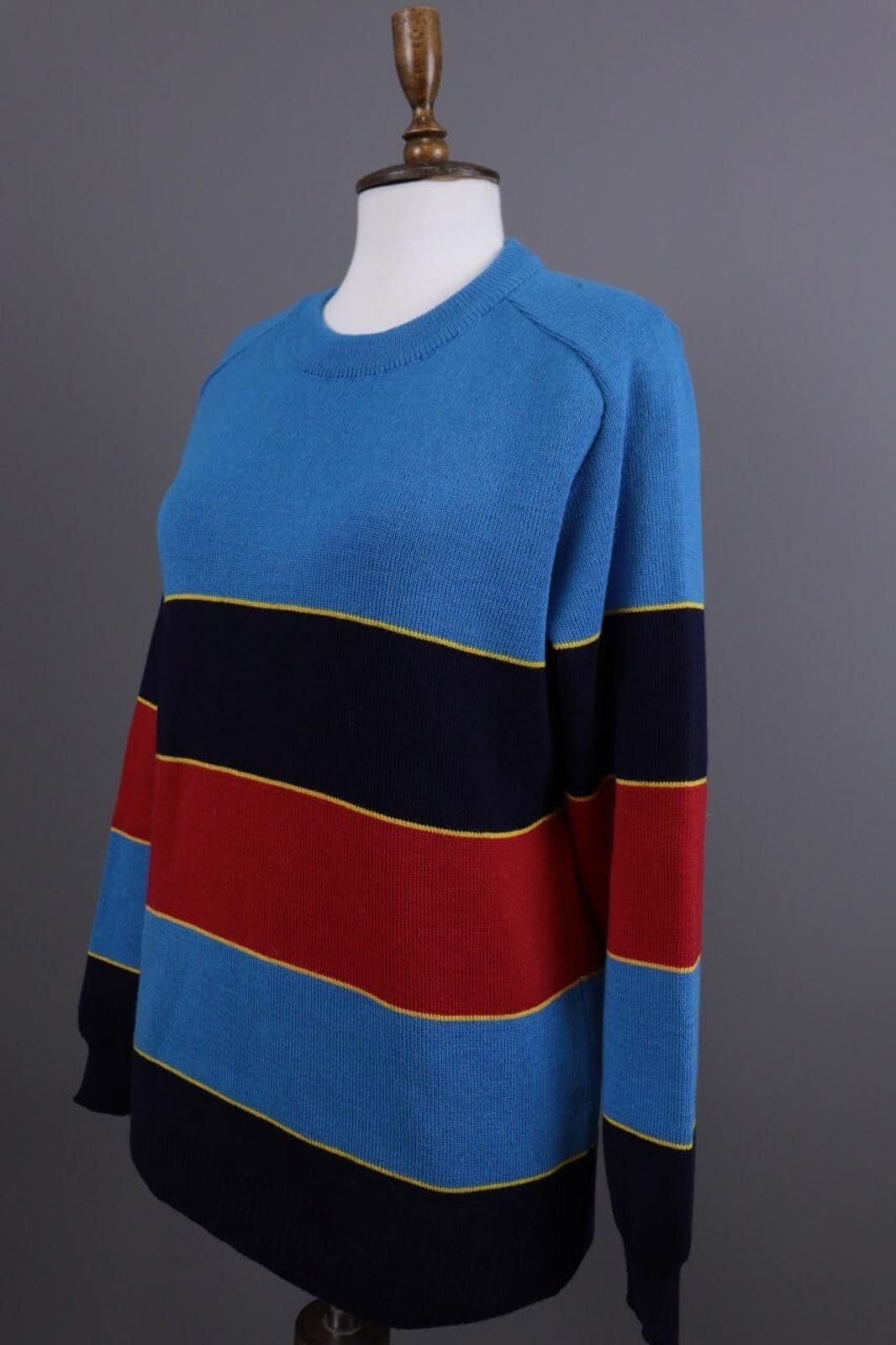 Saint James Men Saint James Multicolor Striped Wool Knit Sweater Size L Size US L / EU 52-54 / 3 - 5 Thumbnail