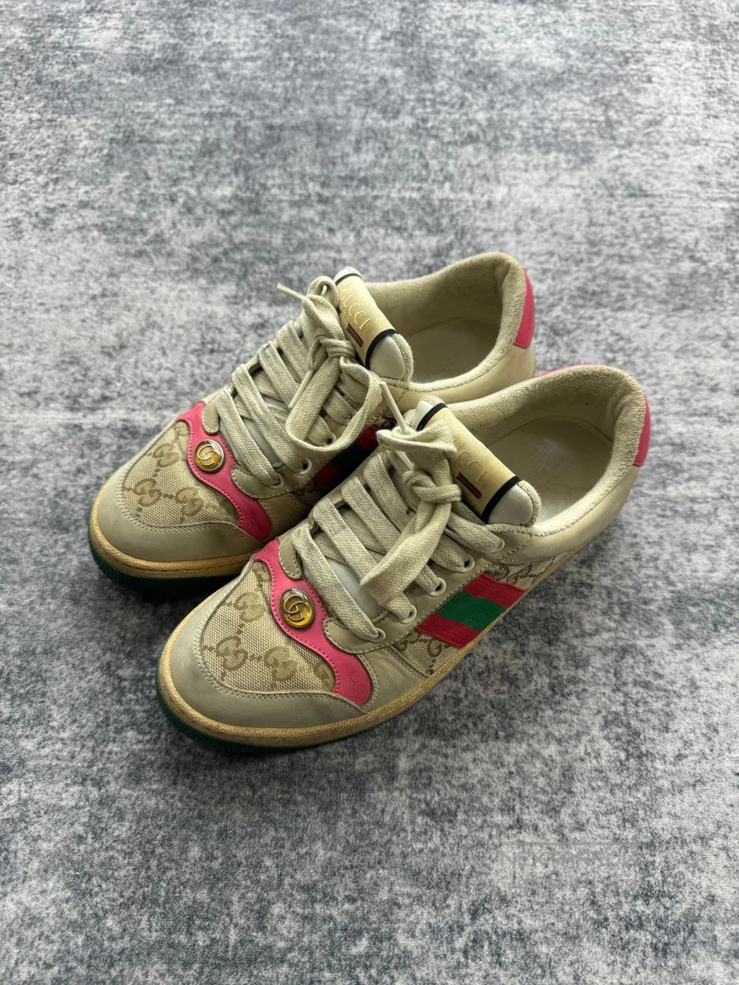 Gucci Gucci Pink Dirty Shoes. Size US 7 / IT 37 - 1 Thumbnail