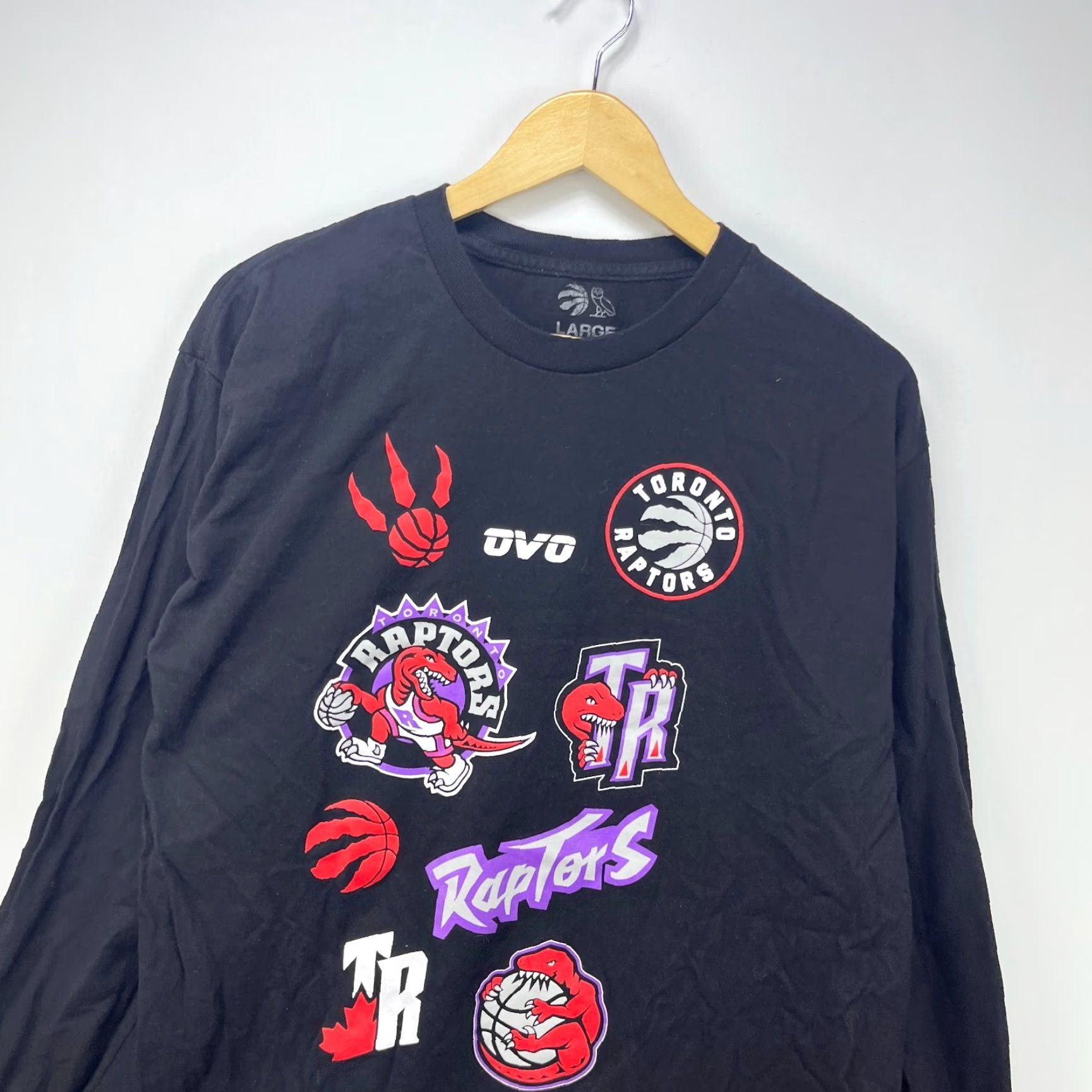 Vintage OVO x Toronto Raptors NBA FINALS Shirt Men L Black Reversible Vintage Size US L / EU 52-54 / 3 - 2 Thumbnail