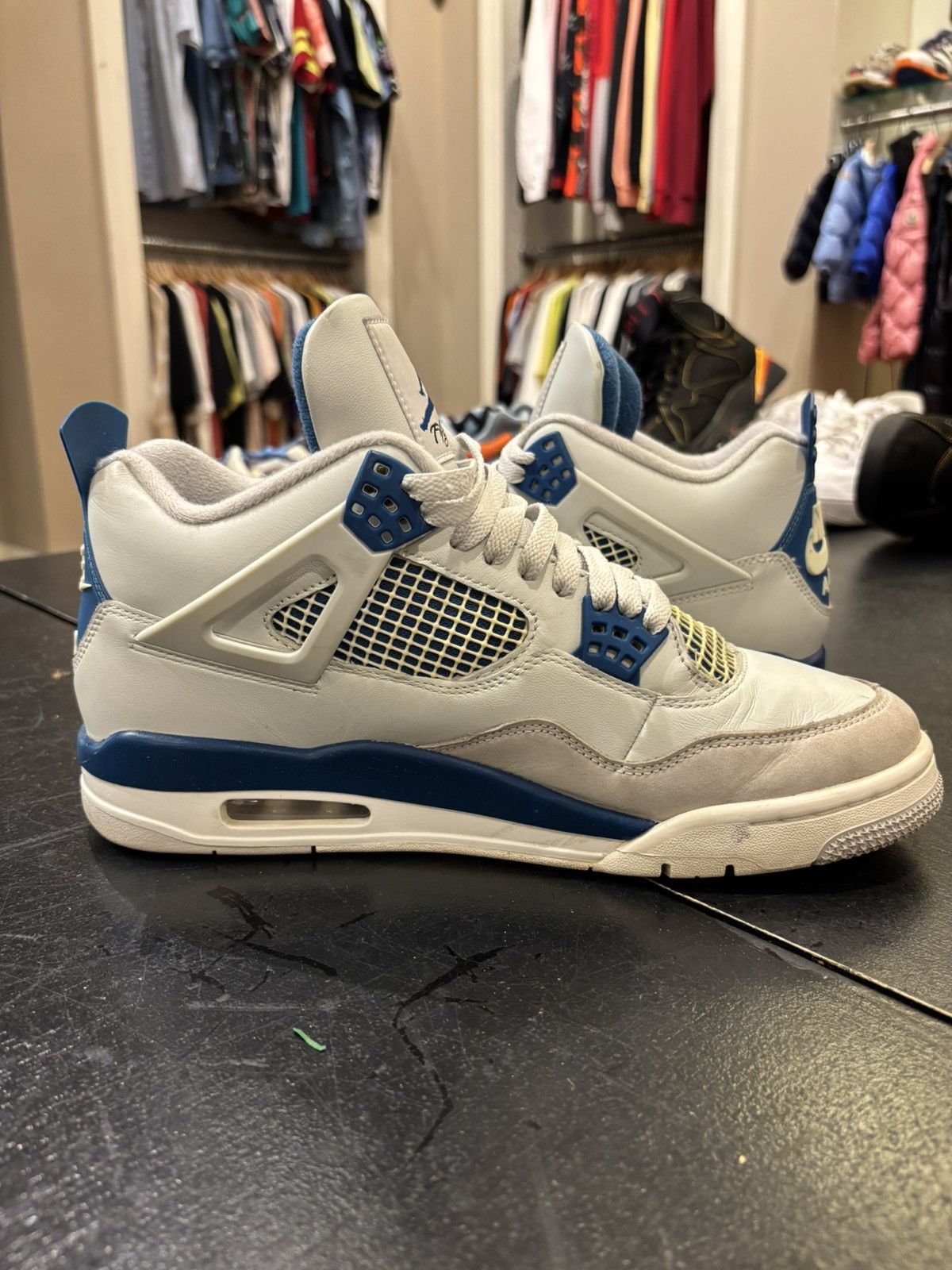 Jordan Brand Jordan 4 retro military blue Size US 10.5 / EU 43-44 - 4 Thumbnail