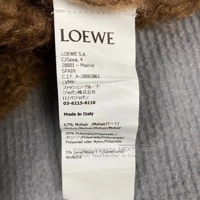 Loewe Louis Vuitton Camel Mohair Cardigan for Women . Size XS / US 0-2 / IT 36-38 - 5 Thumbnail