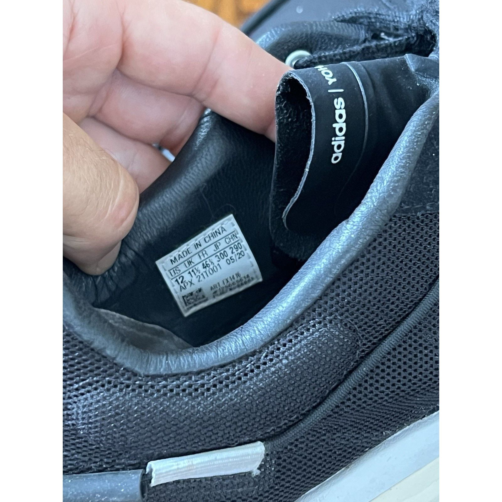 Adidas Size 12 - adidas Y-3 Shiku Run Black Size US 12 / EU 45 - 5 Thumbnail