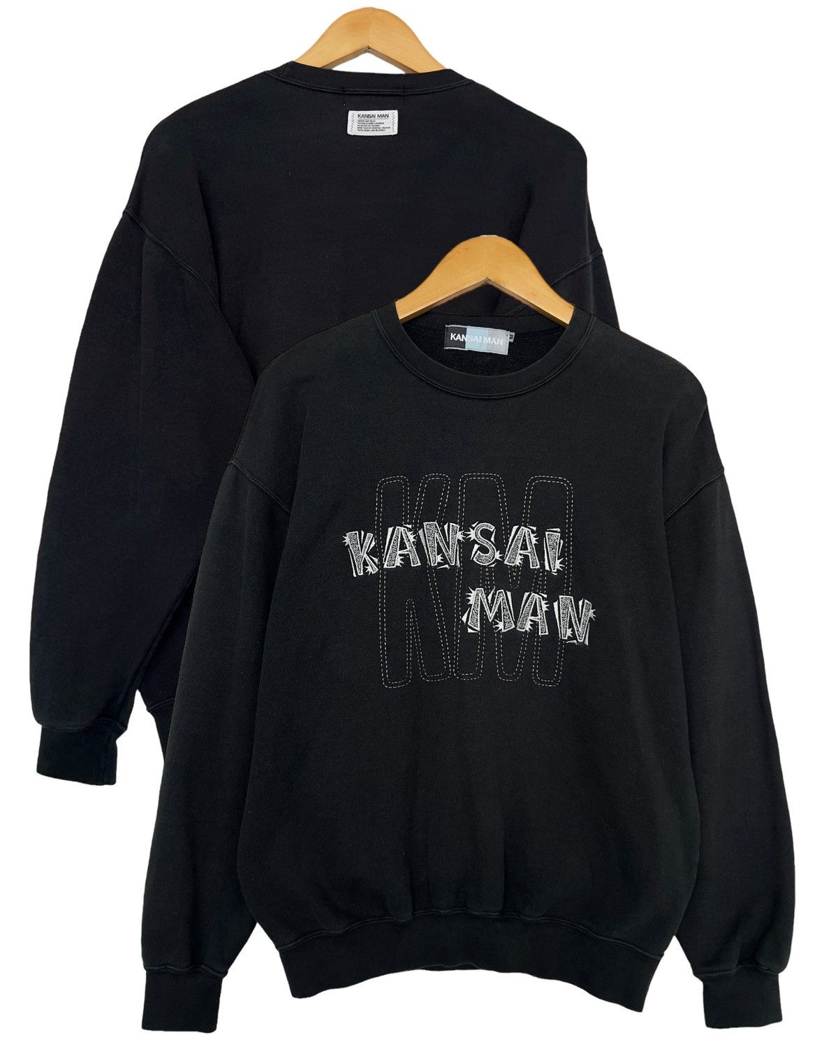 Issey Miyake Kansai Man Sweatshirt by Kansai Yamamoto Spell Out