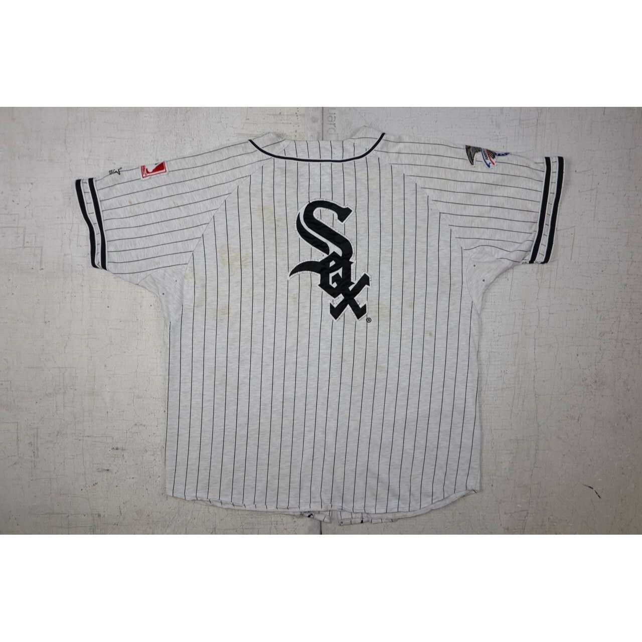 Starter Vintage 90s Chicago White Sox Starter Jersey Pinstripe XL Size US XL / EU 56 / 4 - 2 Thumbnail