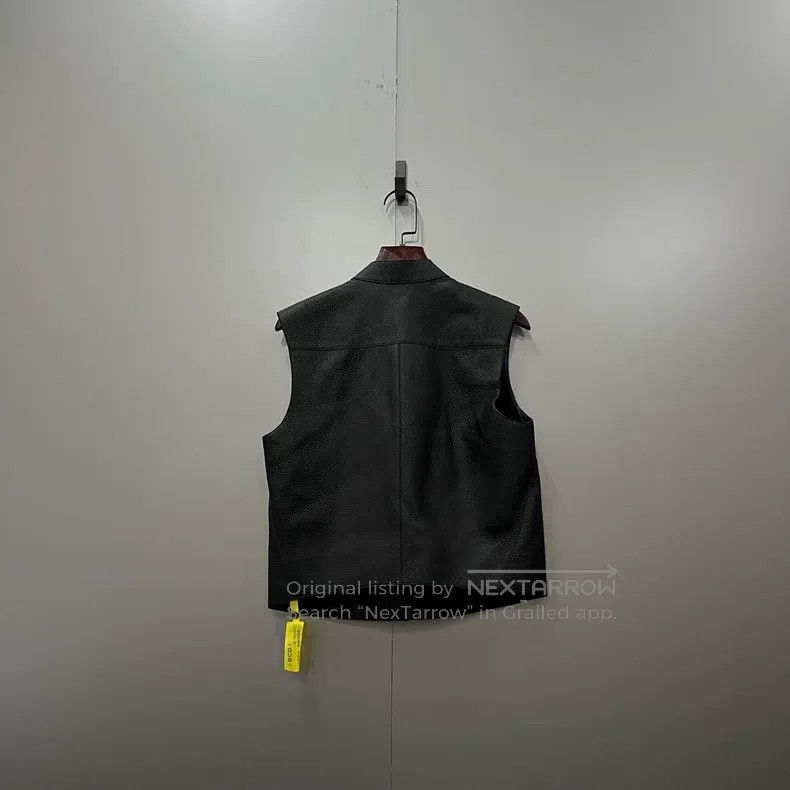Hermes Hermes Black diagonal zipper leather jacket Size XXS / US 00 / IT 34 - 2 Thumbnail