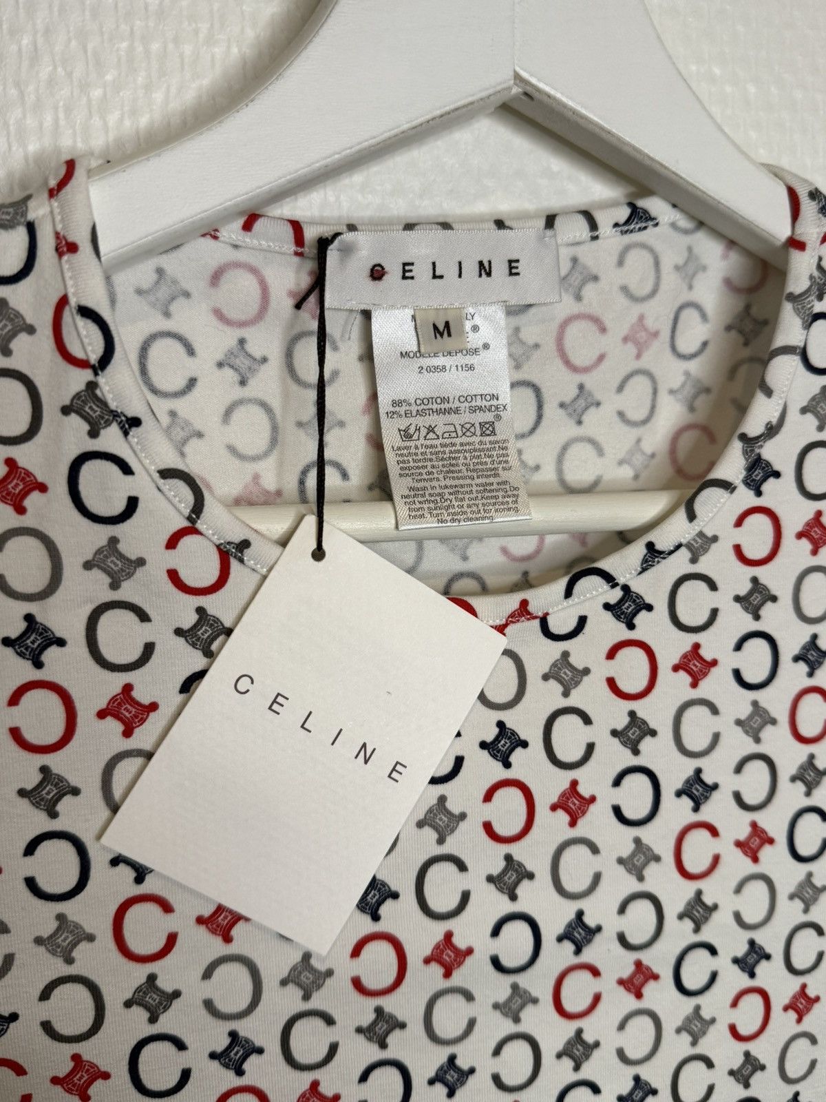 Celine Celine Paris vintage monogram T-shirt Size M / US 6-8 / IT 42-44 - 3 Thumbnail