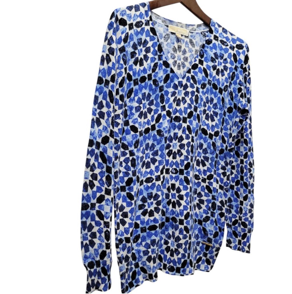 Michael Kors Michael Kors Long-Sleeves Cotton Rayon Top Size Medium Women Size L / US 10 / IT 46 - 3 Thumbnail