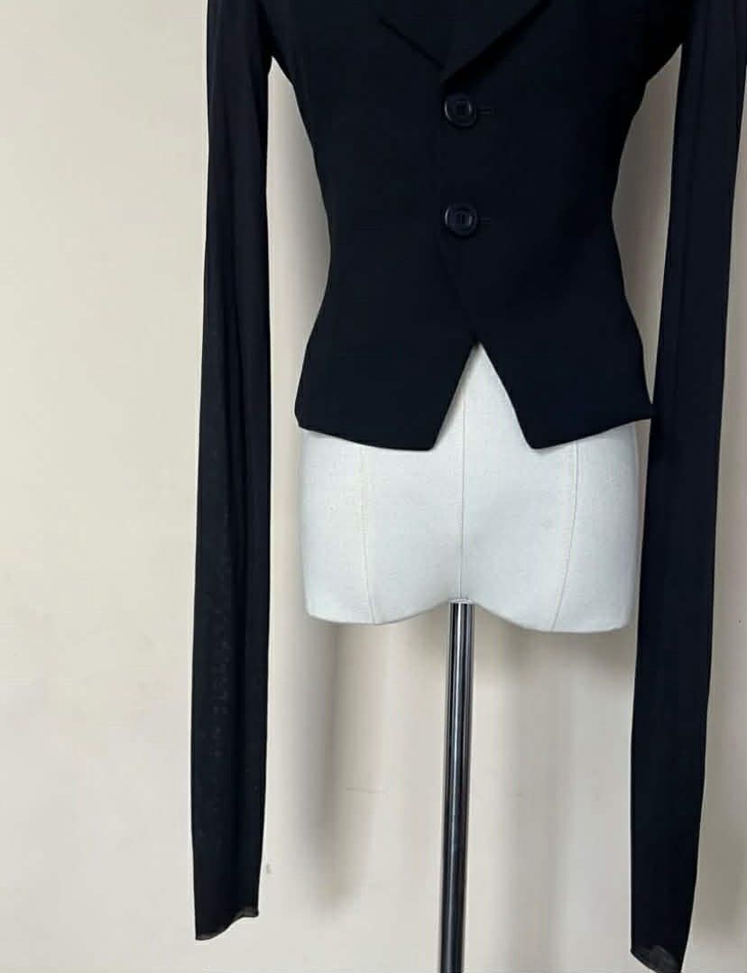 Rick Owens Rick Owens SS17 Black Wool Blazer Size M / US 6-8 / IT 42-44 - 7 Thumbnail