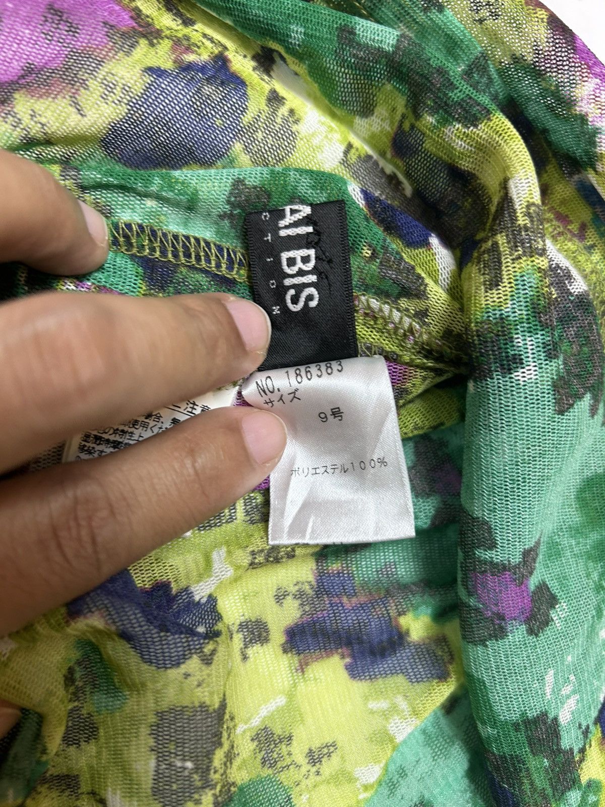 Designer × Japanese Brand × Kansai Yamamoto KANSAI BIS COLLECTION LADIES SLEEVELESS TOP Size XS / US 0-2 / IT 36-38 - 5 Thumbnail