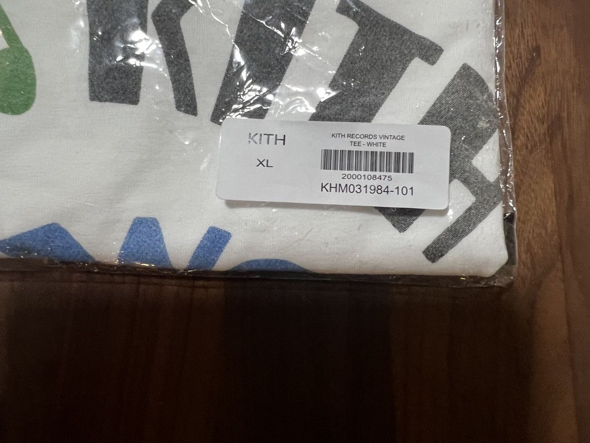 Kith Kith Records Tee White Cotton T-Shirt Men’s Size XL Size US XL / EU 56 / 4 - 6 Thumbnail