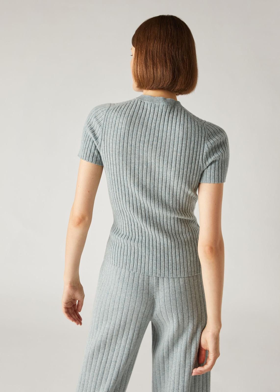 Loro Piana o1srvl11e1125 FAM7865 Lago Sirio Short Sleeve Sweater Size XS / US 0-2 / IT 36-38 - 3 Thumbnail