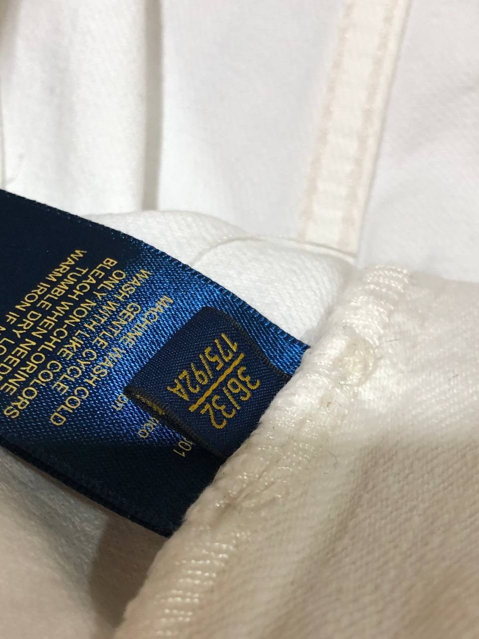 Polo Ralph Lauren vintage jeans Polo Ralph Lauren logo Y2K white Denim pants Size US 36 / EU 52 - 4 Thumbnail