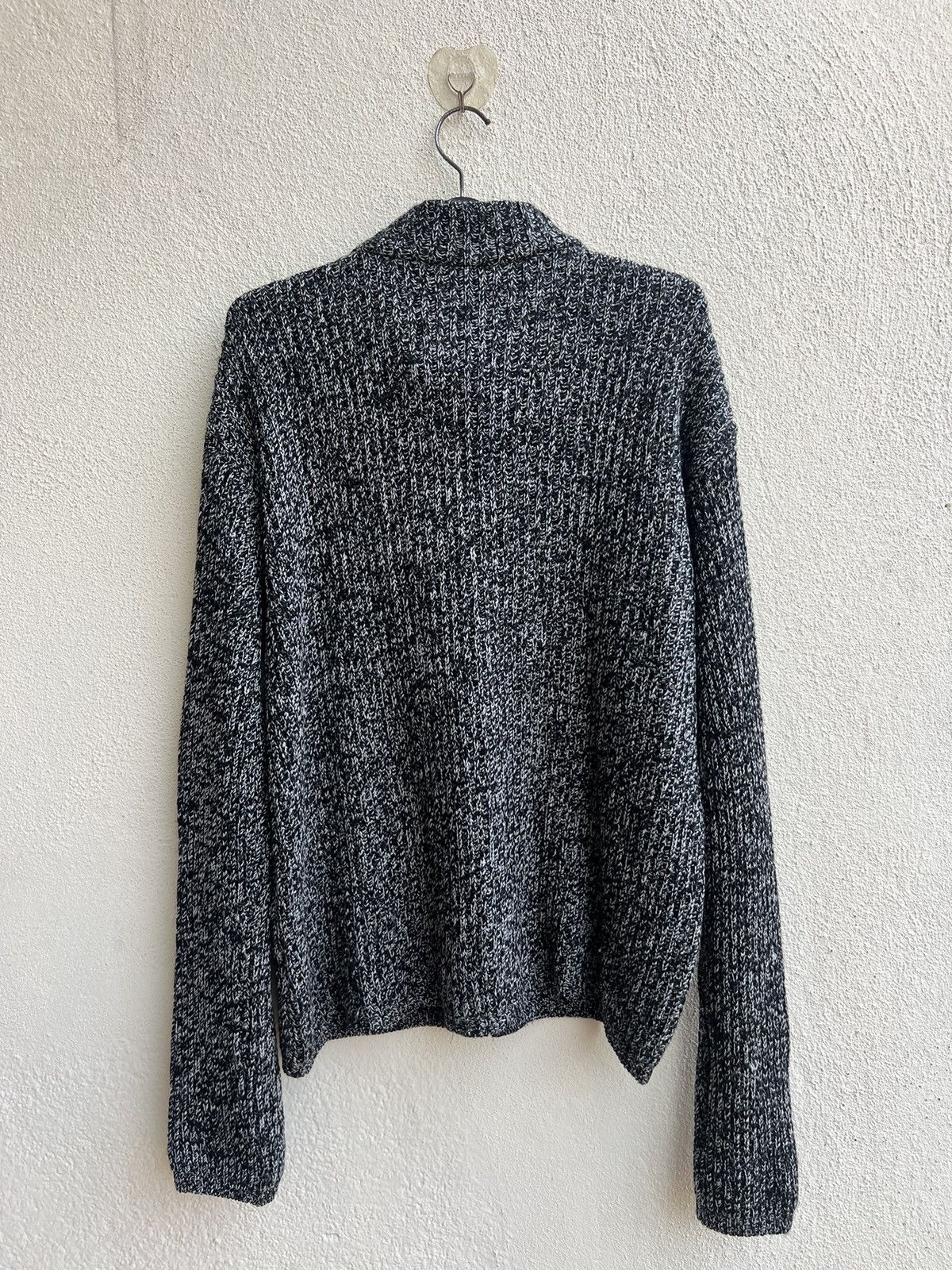 agnes b. Vintage Agnes B. Homme Paris Heavy Wool Turtleneck Knitwear Size US L / EU 52-54 / 3 - 3 Thumbnail