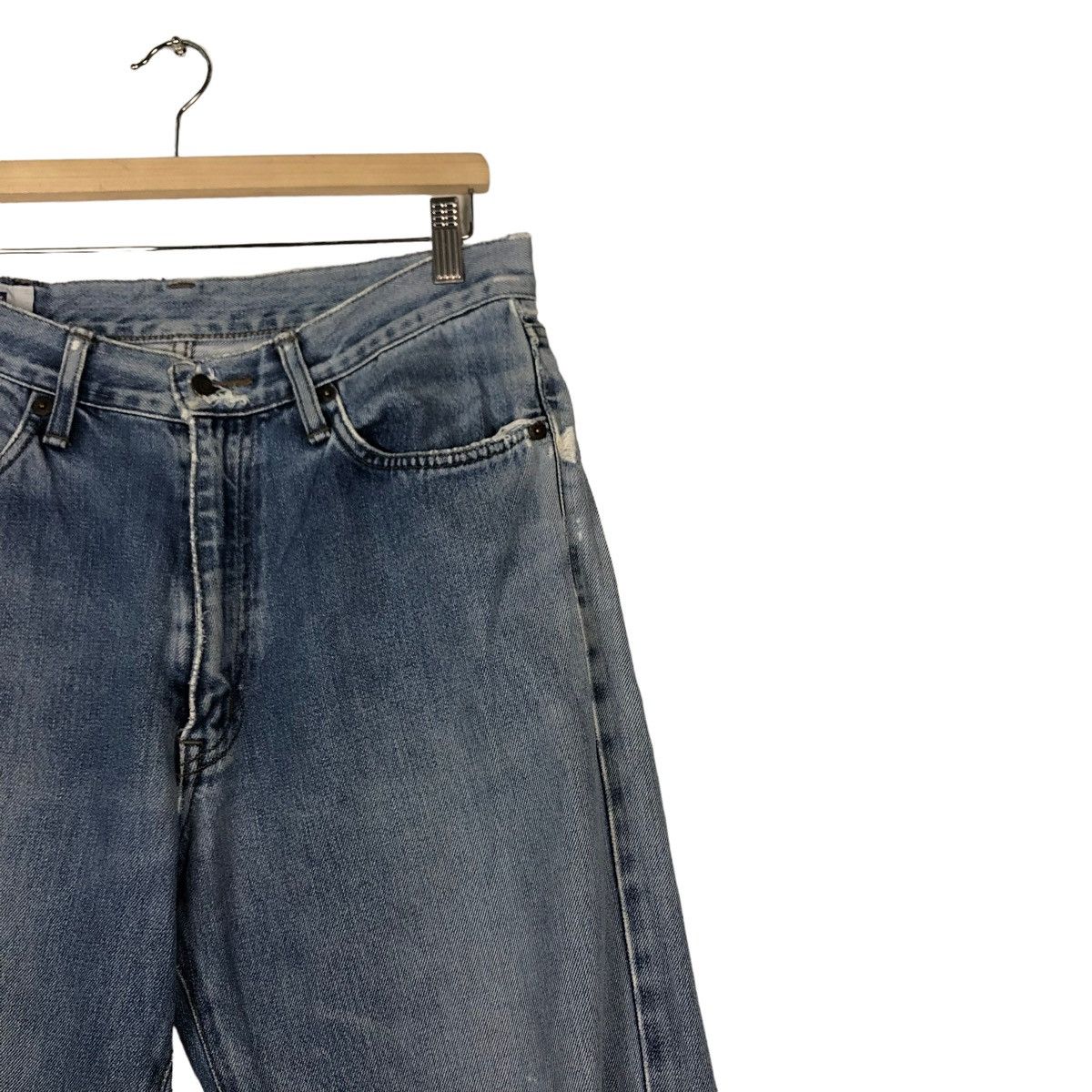 Japanese Brand × Vintage 🔥VINTAGE BIKER DENIM JEANS EDWIN JAPAN ISSEY MIYAKE Size US 32 / EU 48 - 6 Thumbnail