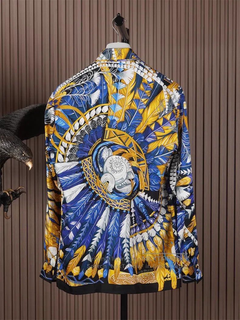 Hermes Hermes size 41 Men's Ceiling Model Shirt Size US XXS / EU 40 - 2 Thumbnail
