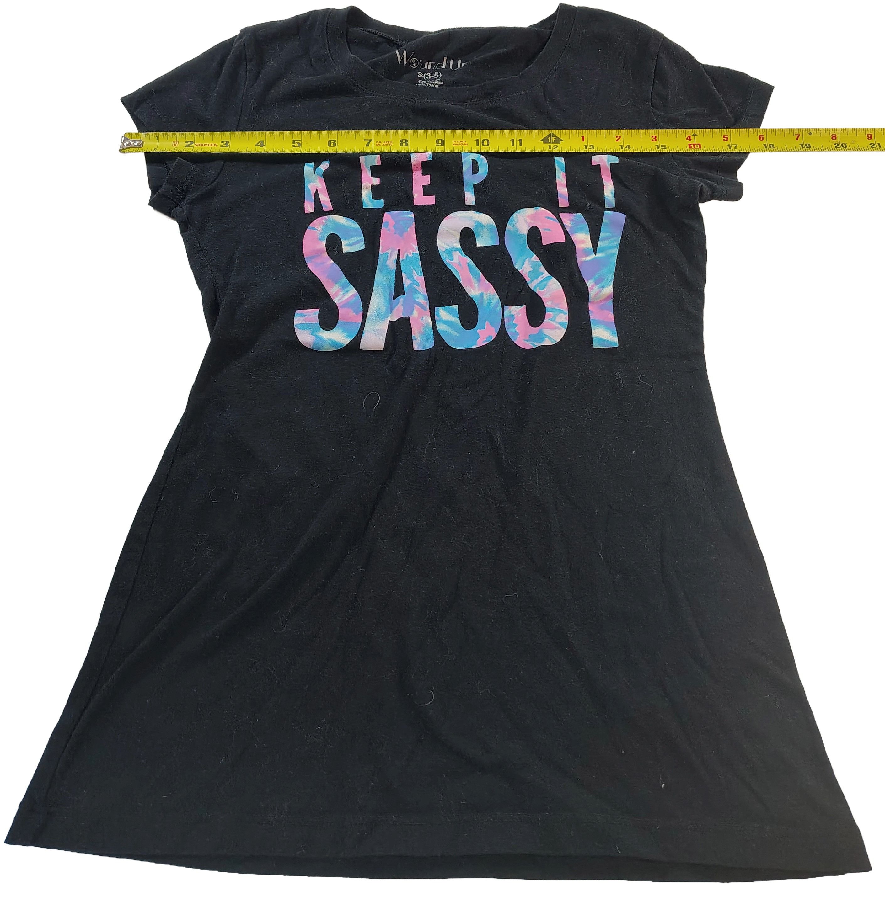Other Women's Small Black "Keep It Sassy" Graphic T-Shirt Size S / US 4 / IT 40 - 4 Thumbnail