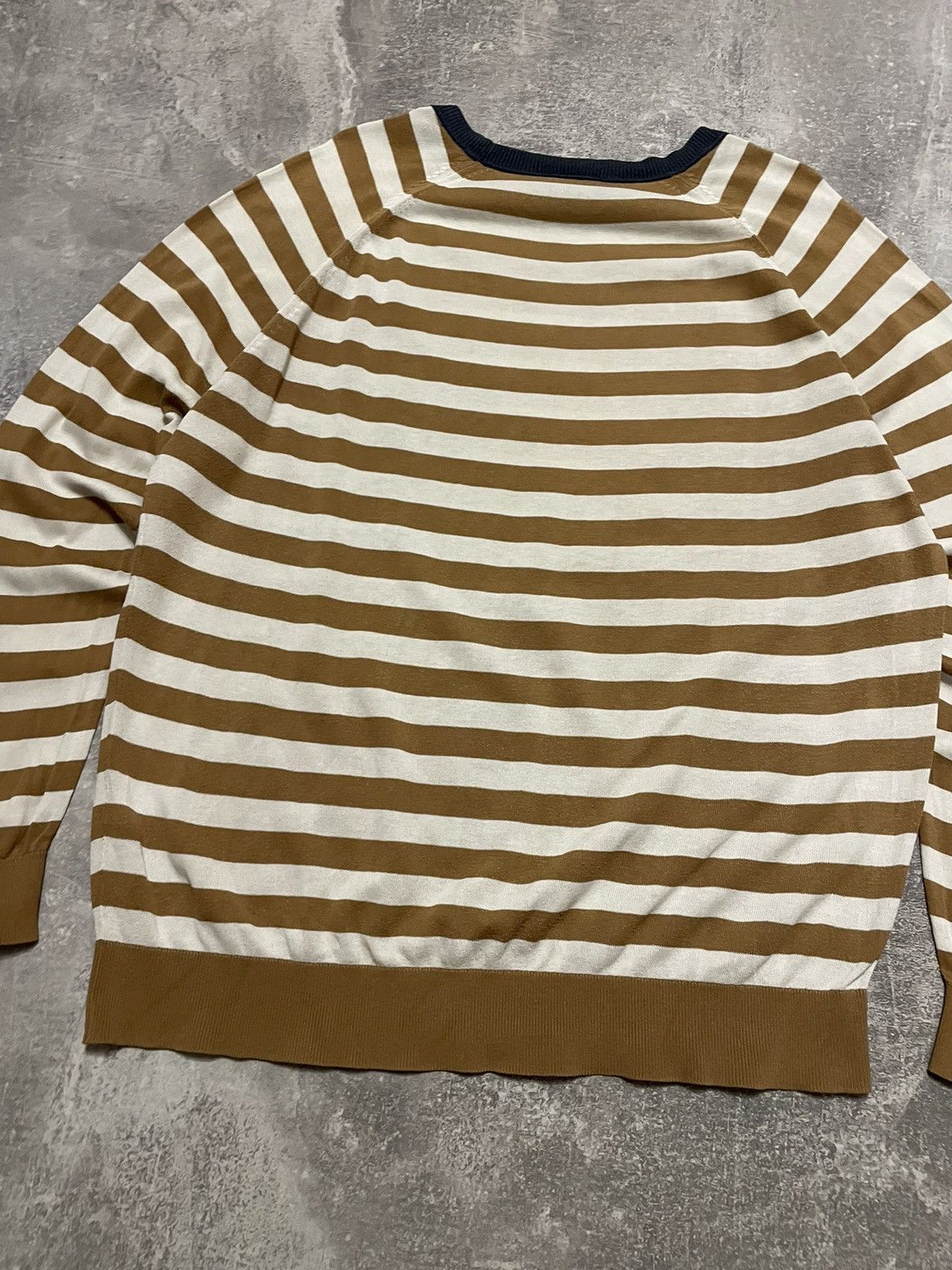 Lacoste Vintage Lacoste Striped Sweater Size US XL / EU 56 / 4 - 12 Thumbnail