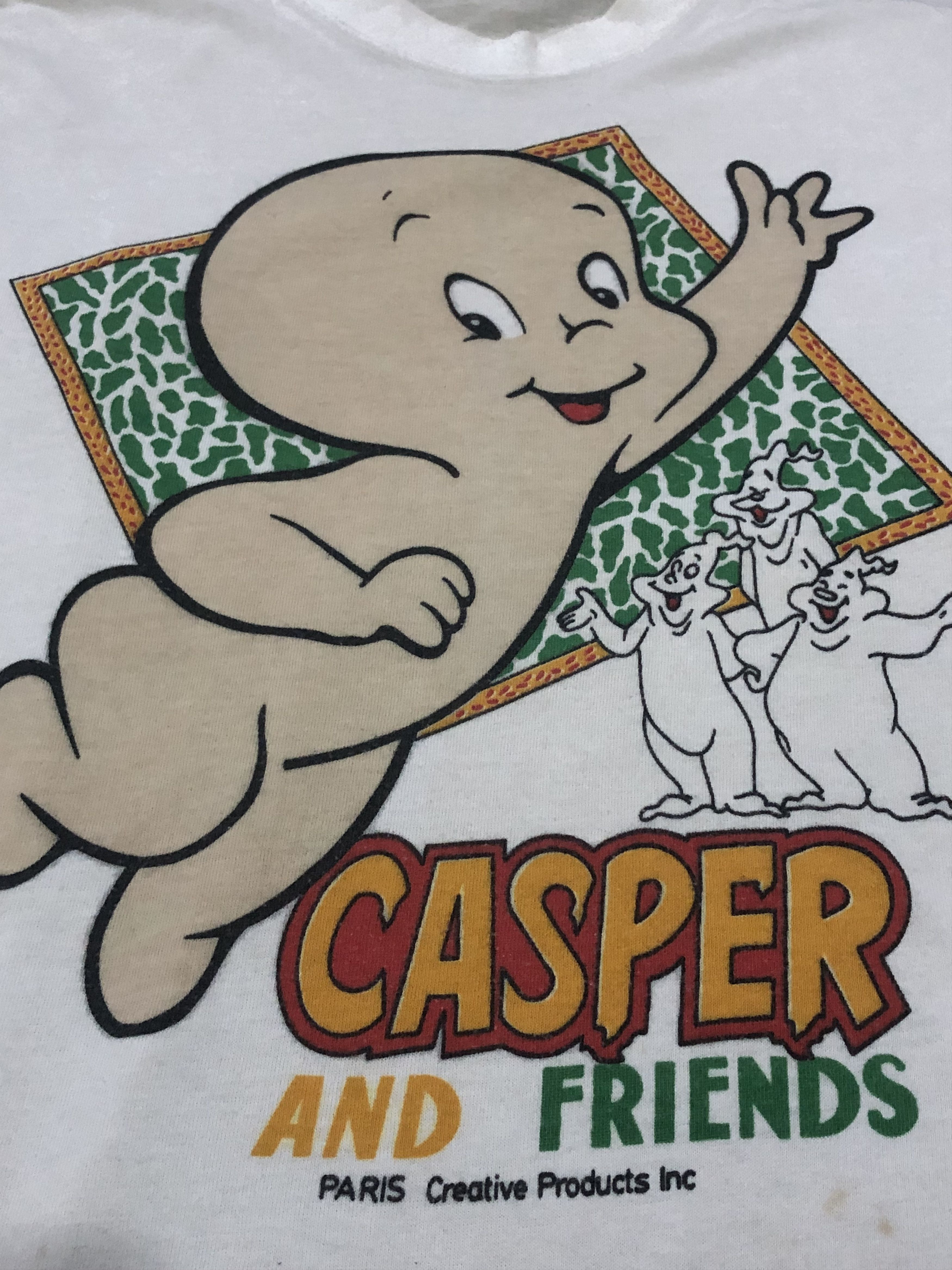 Cartoon Network Vintage Casper The Friendly Ghost 90s Cartoon Graphic Size US L / EU 52-54 / 3 - 3 Thumbnail