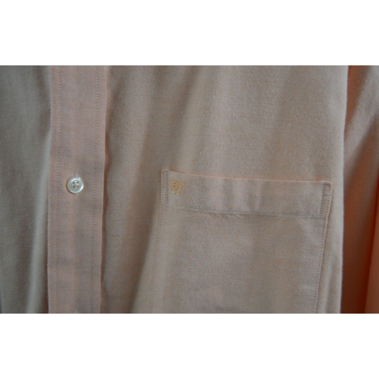 Izod VINTAGE Izod Men's 100% Cotton Button-Down Shirt Pink L SIZE Regular Casual Mens Size US L / EU 52-54 / 3 - 3 Thumbnail