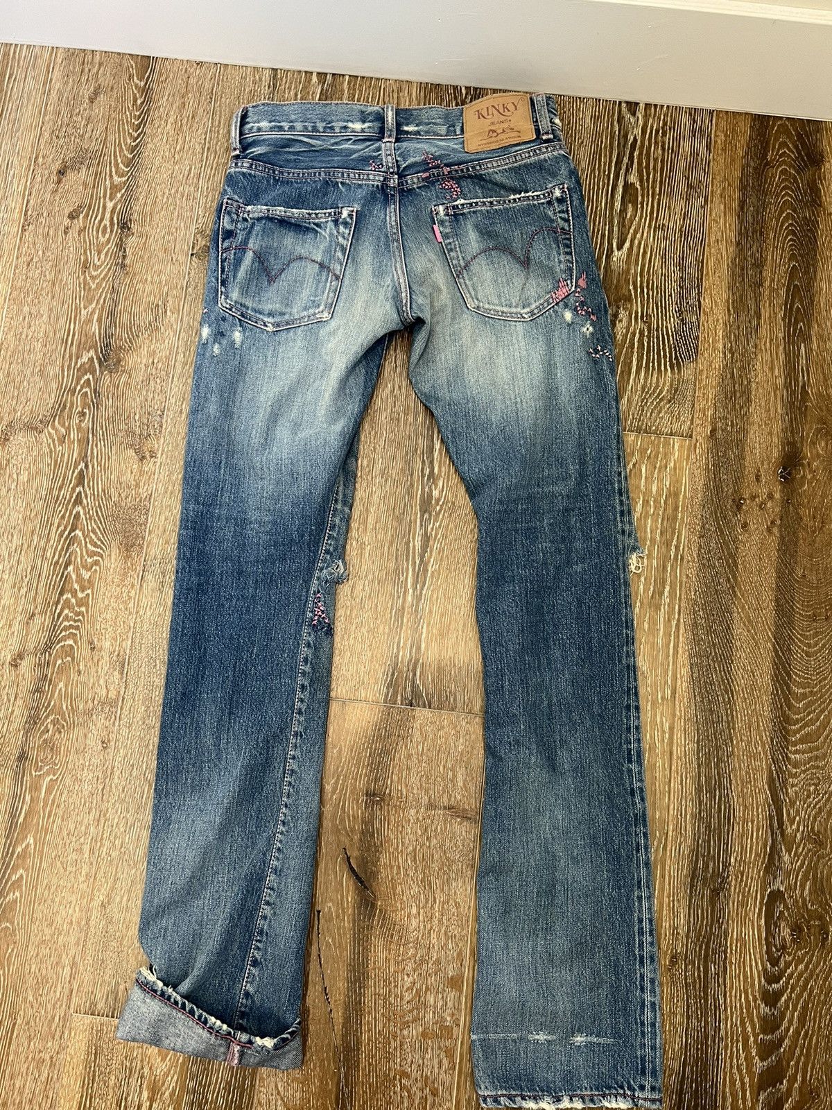 Hysteric Glamour Hysteric glamour kinky distressed repaired selvedge jeans Size US 29 - 2 Thumbnail