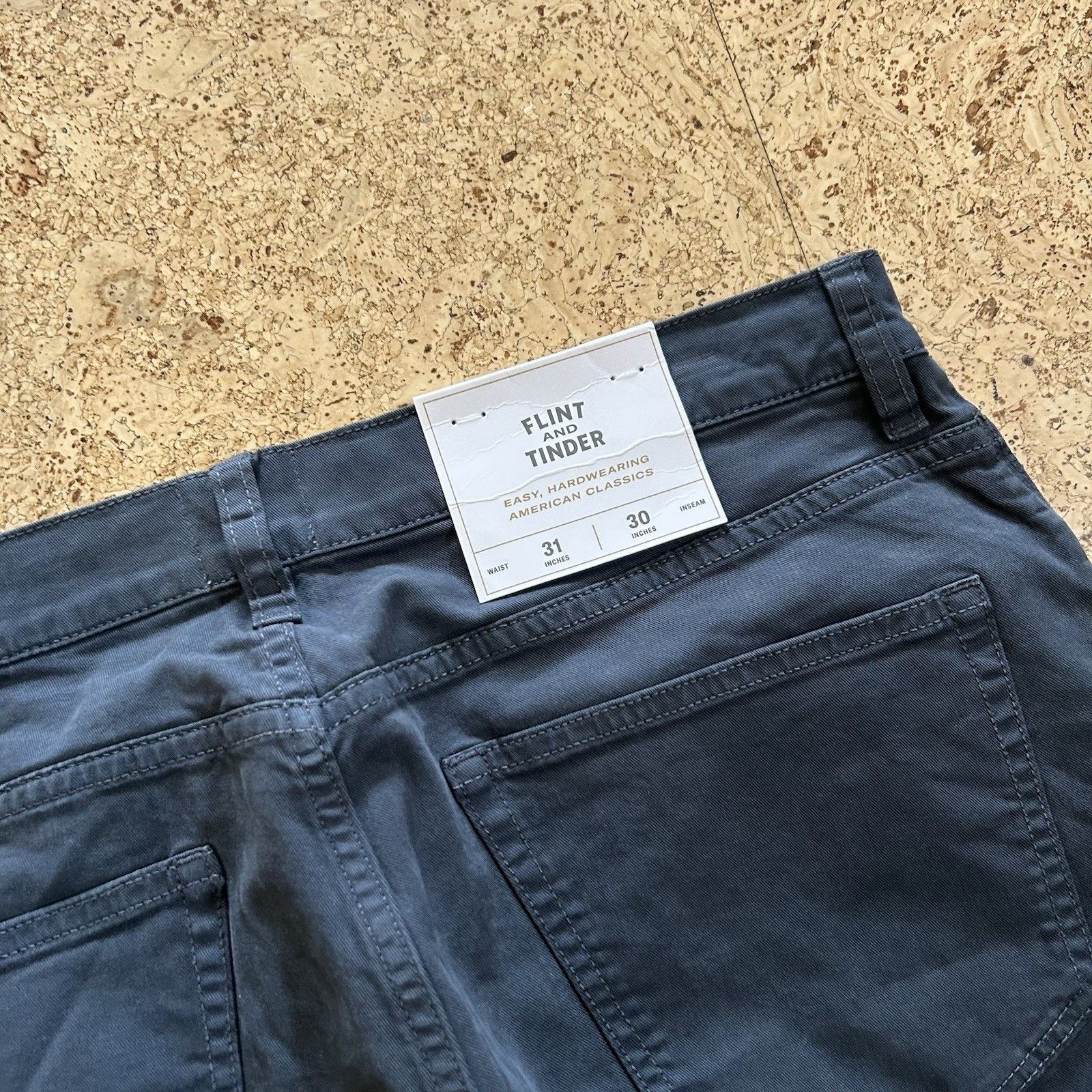 Flint And Tinder NEW Flint And Tinder 365 Slim Fit Stretch Chino Pants 31x30 Size US 31 - 5 Thumbnail