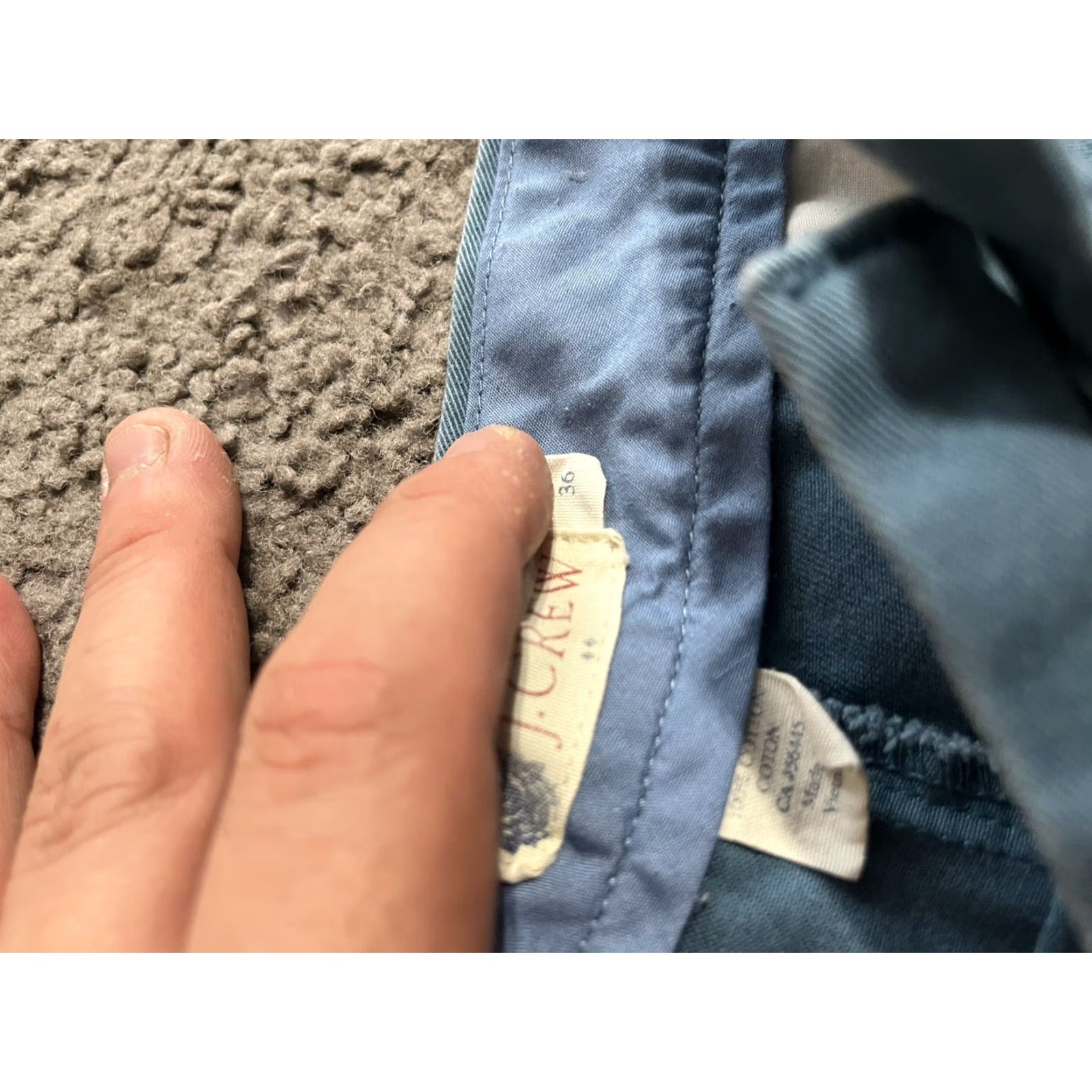 J.Crew J. Crew Shorts Men 36 Blue Flat Front Nantucket Chino Cotton Twill Bermuda 90454 Secure Zip Pocket 8.75 Inseam Regular Mens Clothing Size US 36 / EU 52 - 3 Thumbnail