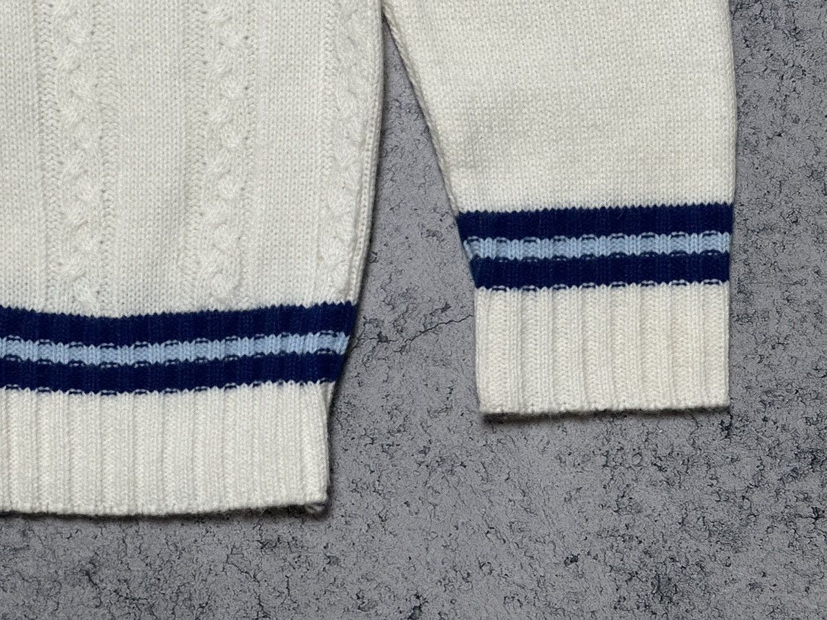 Fred Perry Vintage 80s Freed Perry V-Neck Knit Sweater Size US L / EU 52-54 / 3 - 6 Thumbnail