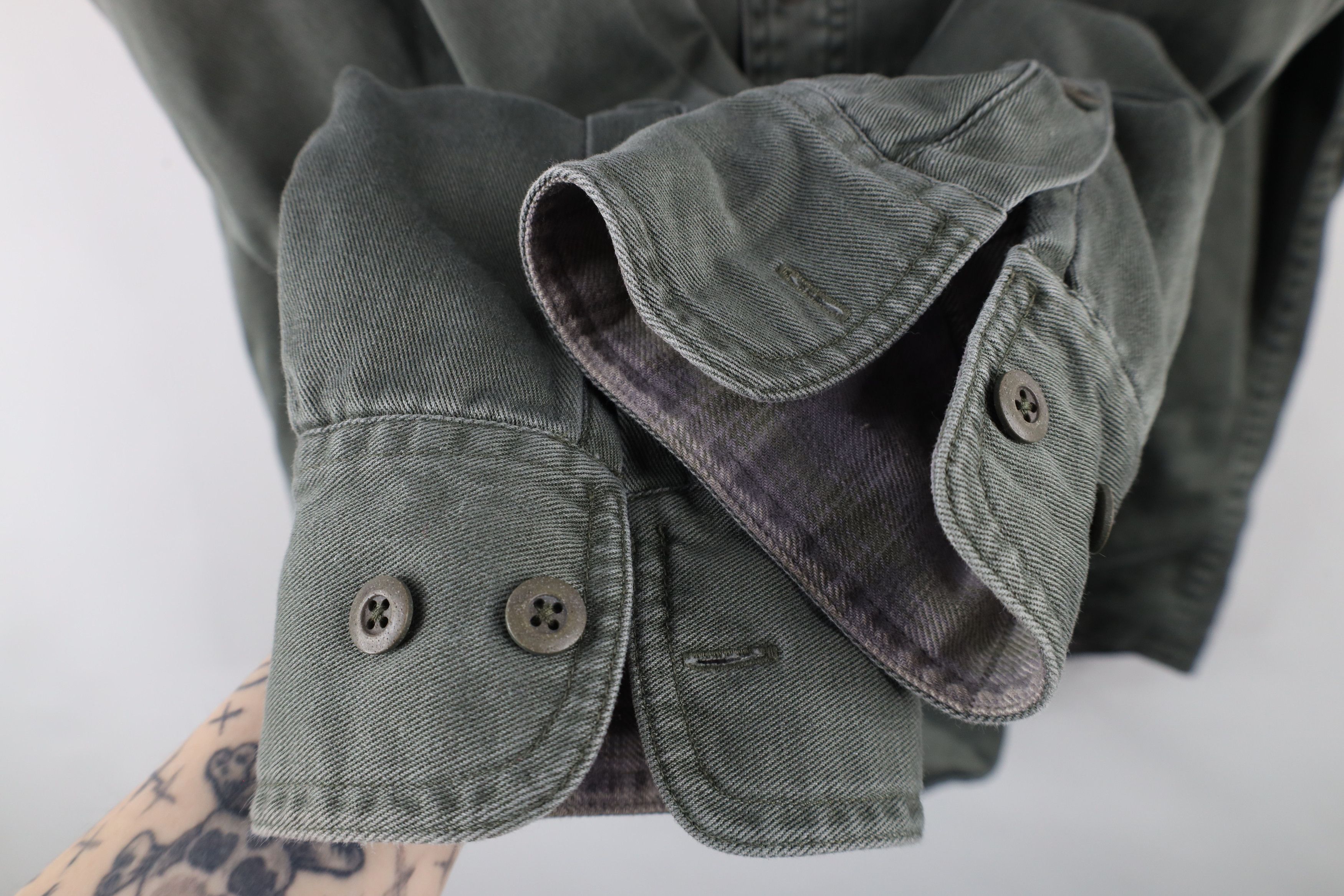 Cabelas × Vintage Vintage Cabelas Flannel Lined Button Shirt Jacket Jac Shirt Size US L / EU 52-54 / 3 - 4 Thumbnail