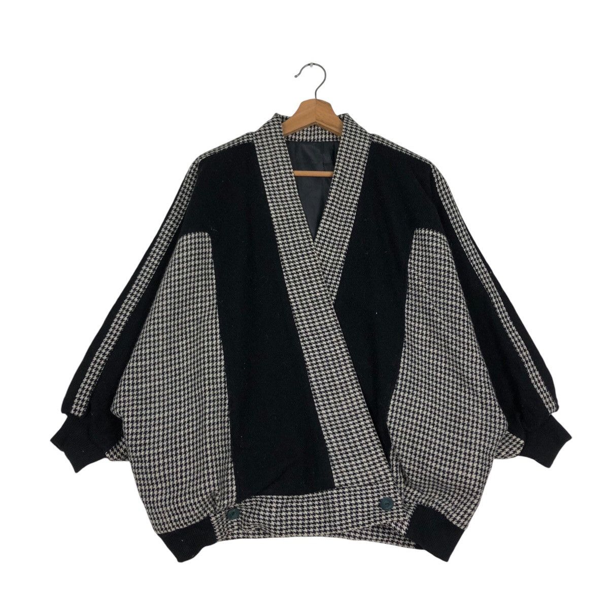 Japanese Brand × Vintage 📌Cropped Double Layer Bomber Jacket Two Tone Japan Size US M / EU 48-50 / 2 - 2 Thumbnail