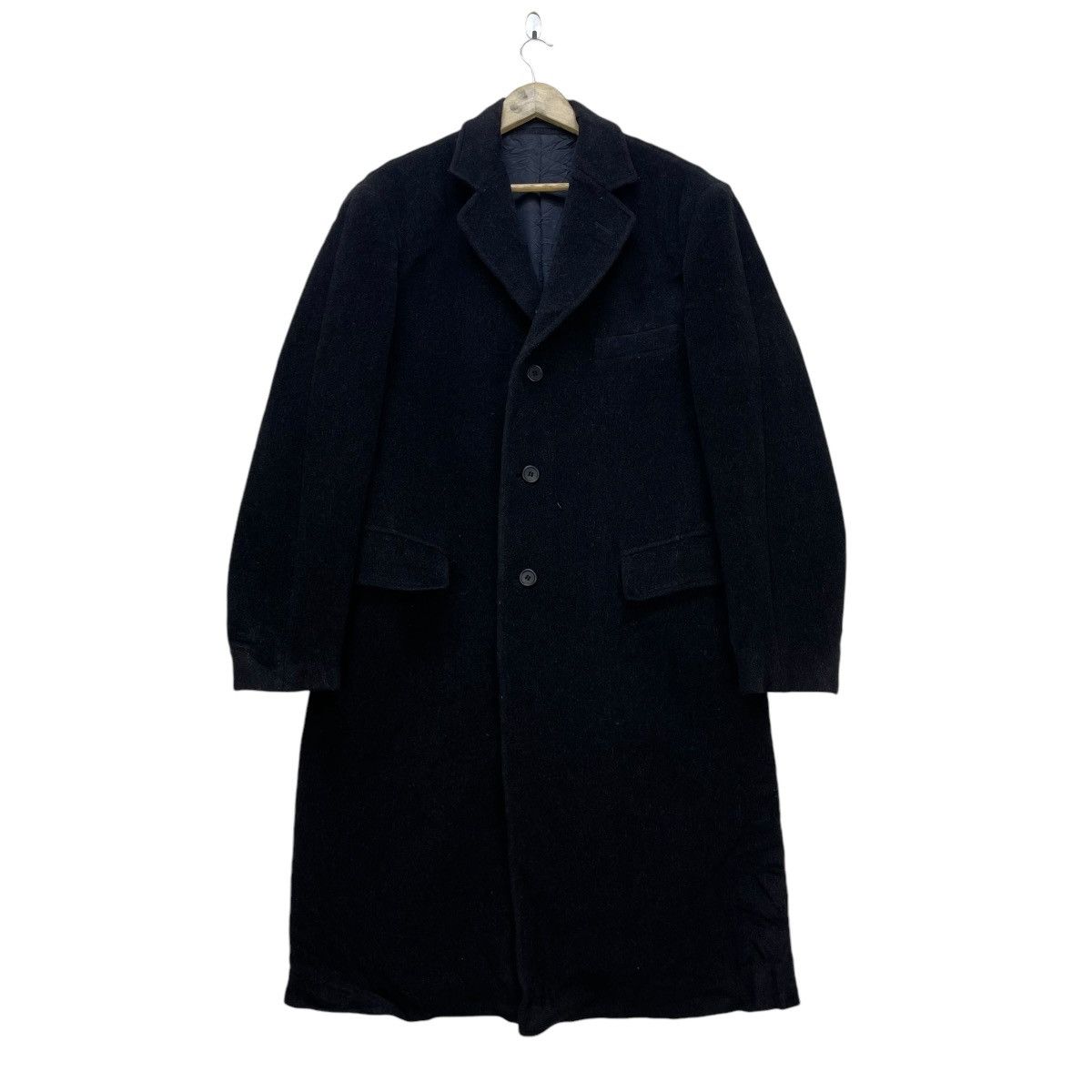 Paul Smith × Paul Smith Red Ear 💥Vintage R New Bold Paul Smith Chesterfield Wool Long Coat Size US M / EU 48-50 / 2 - 2 Thumbnail