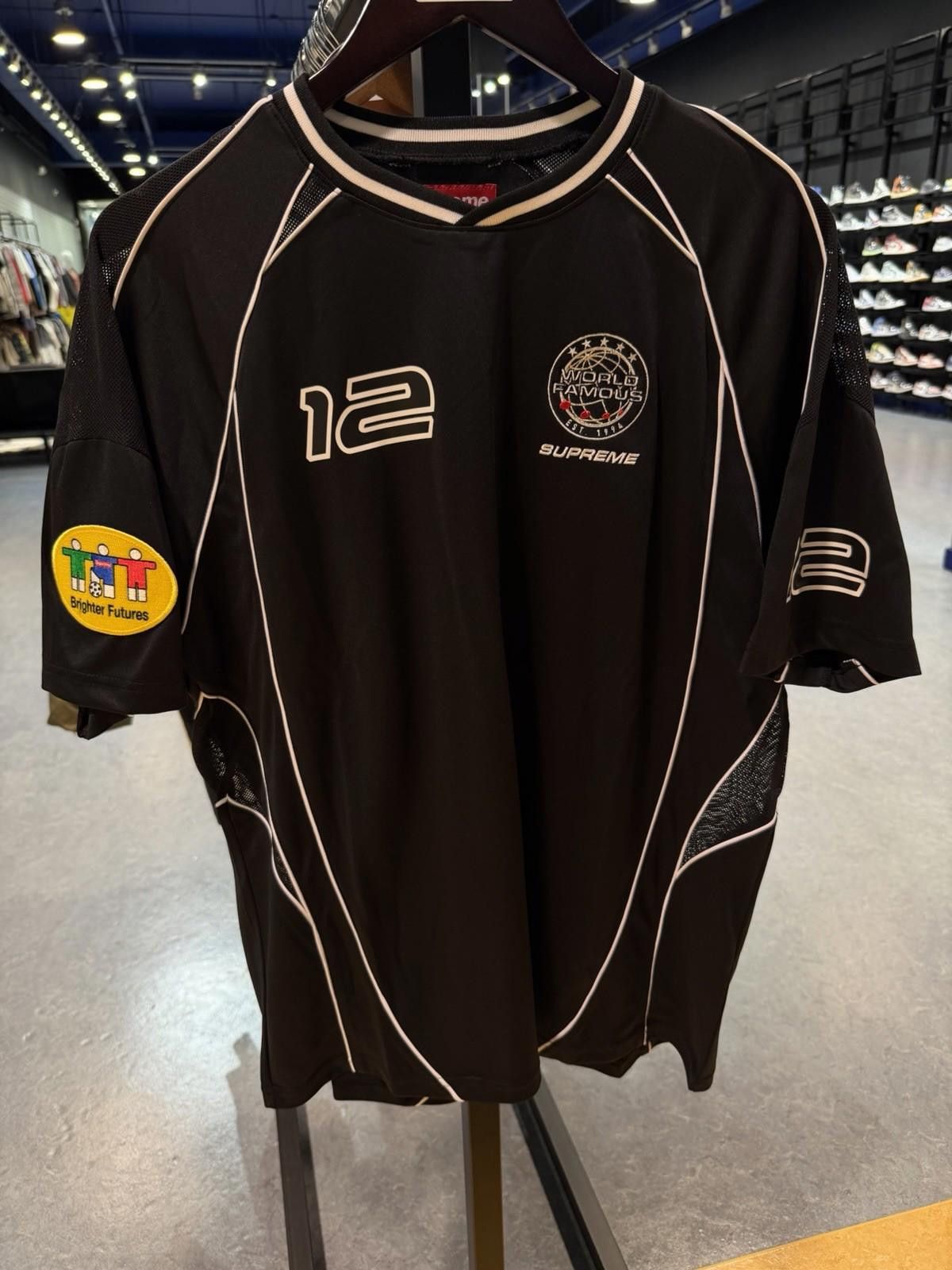 Supreme Supreme PIPING SOCCER JERSEY FW25 Medium Brand New Authentic Size US M / EU 48-50 / 2 - 2 Thumbnail