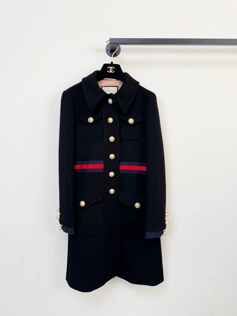 Gucci Gucci Size 38 Pearl coat 2502-Nextarrow Size US XXS / EU 40 - 1 Thumbnail
