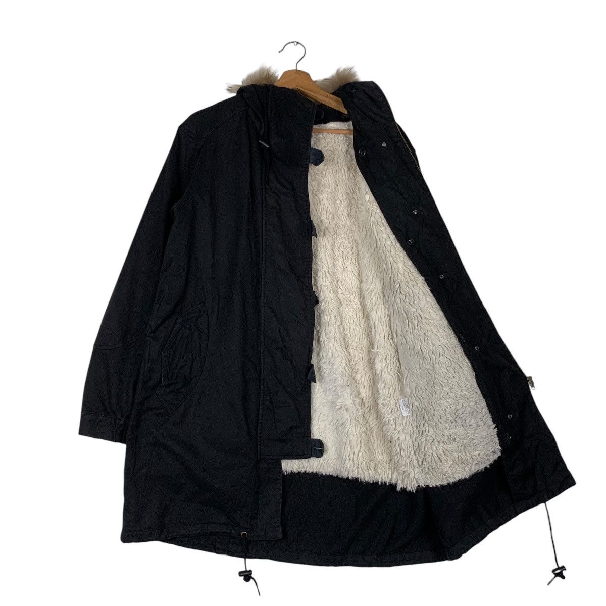 Tsumori Chisato TSUMORI CHISATO Fur Hoodie Sherpa Lined Parka #1280-C58 Size M / US 6-8 / IT 42-44 - 10 Thumbnail