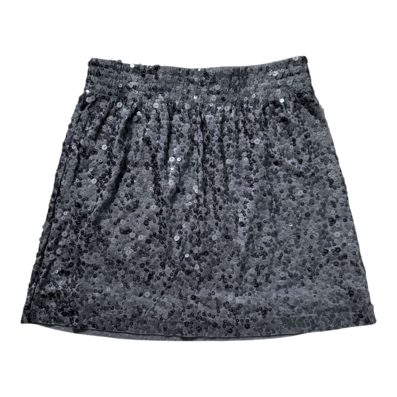 NBDN Nobrandedon Garnet Hill Grey Sequin Skirt | Size S Size 27" / US 4 / IT 40 - 1 Thumbnail
