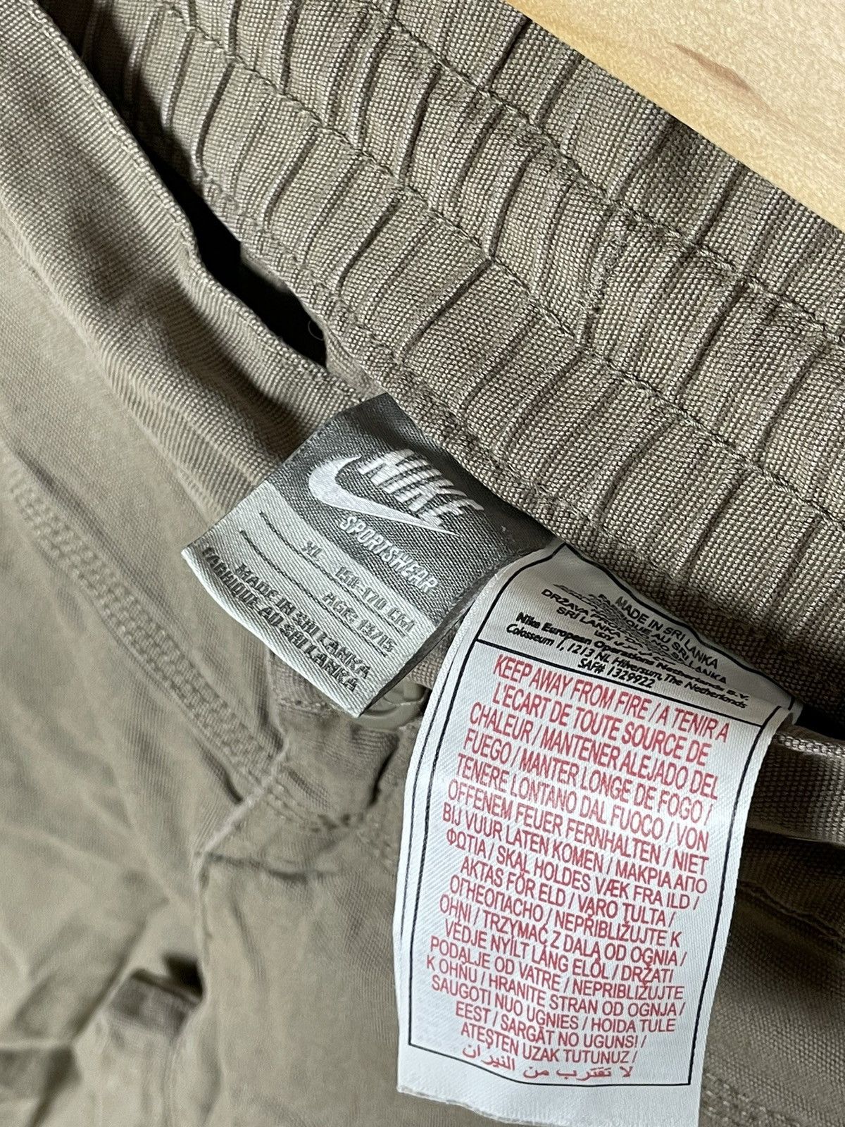 Nike × Vintage Y2k Beige Nike Baggy Retro Trackpants Sweatpants Size XL Size 32" / US 10 / IT 46 - 7 Thumbnail