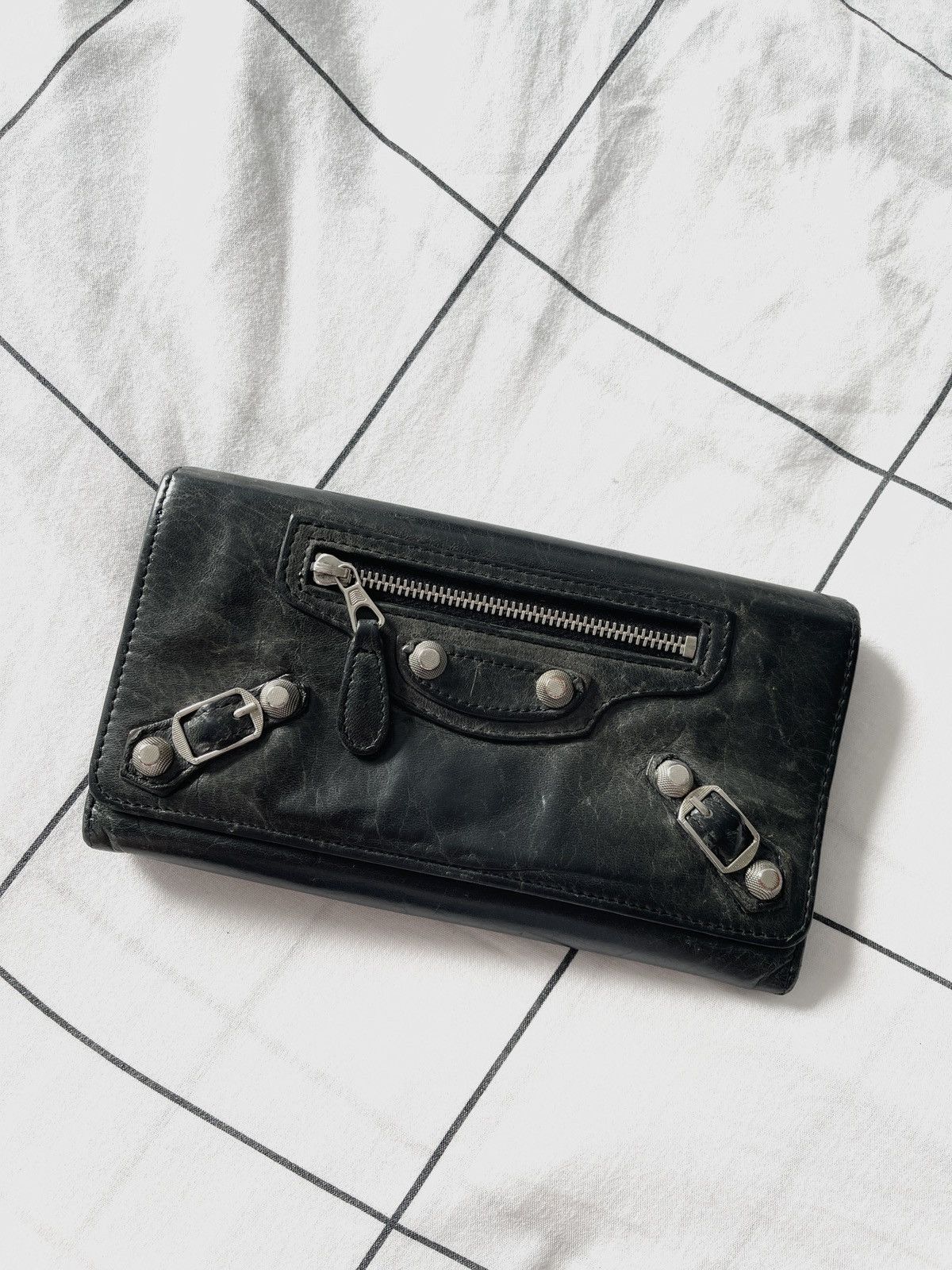 Balenciaga Balenciaga Portefeuille Classic Continental City Wallet Size ONE SIZE - 3 Thumbnail
