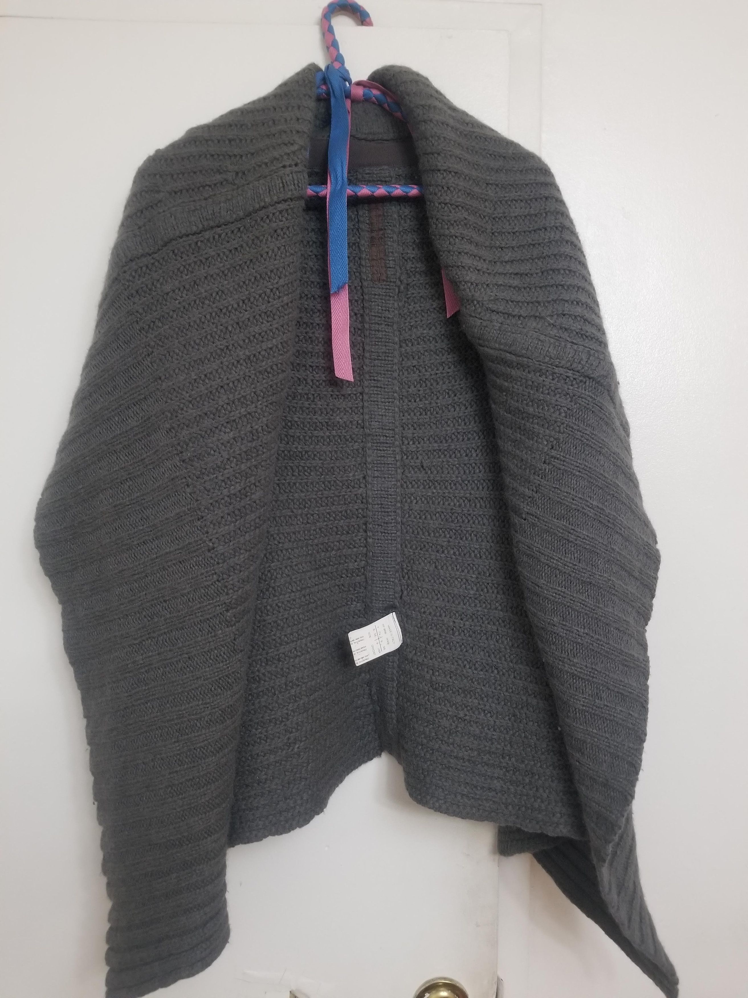 Rick Owens Rick Owens AW11 Limo Leather Sleeve Knit Sweat Cardigan Size S / US 4 / IT 40 - 4 Thumbnail
