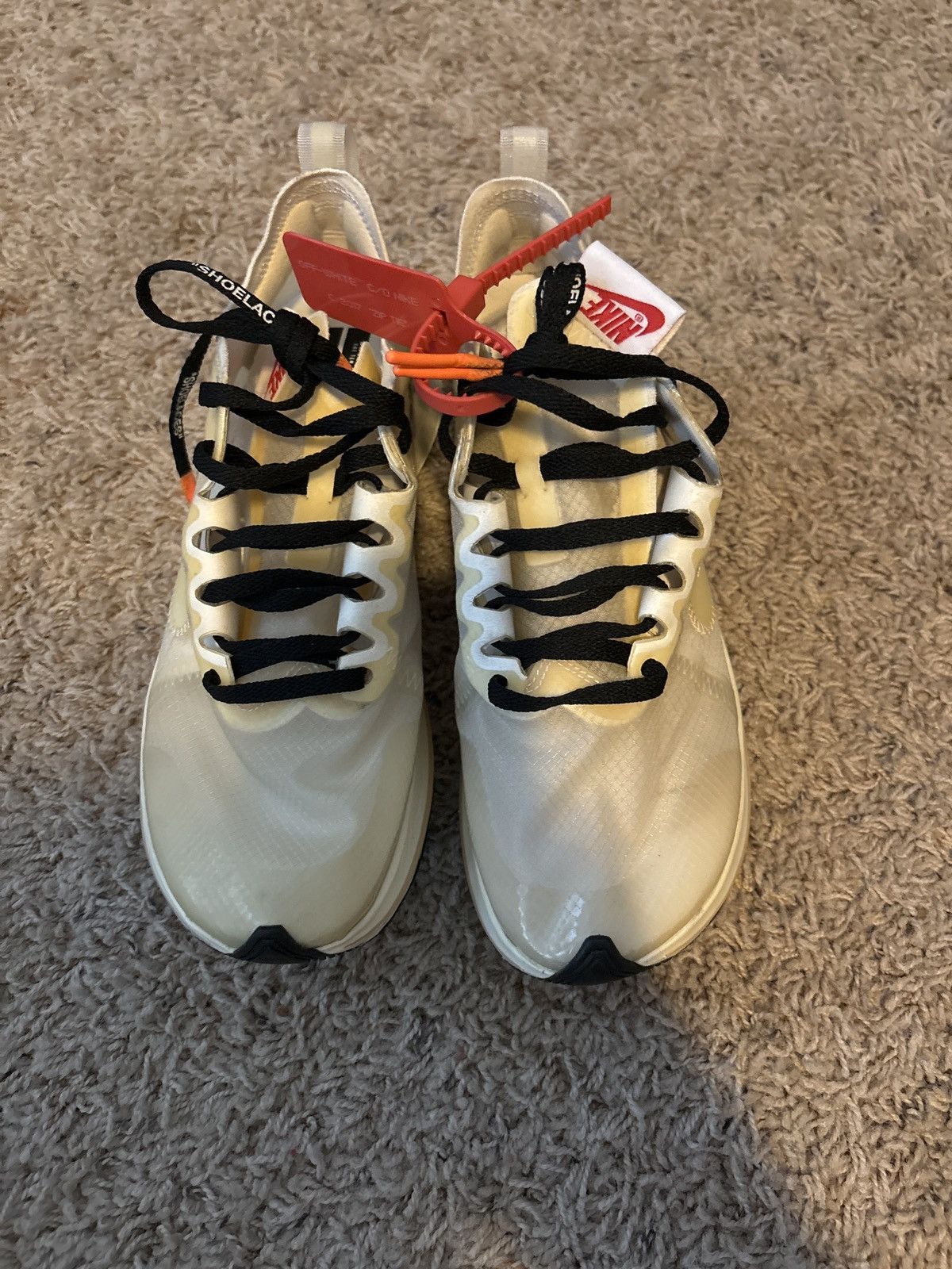 Nike × Off-White The 10 off white zoom fly Size US 6.5 / EU 39-40 - 3 Thumbnail