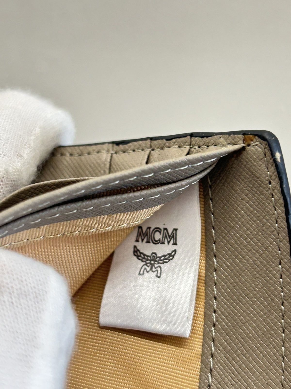 MCM Brand new MCM silver Wallet | Grailed