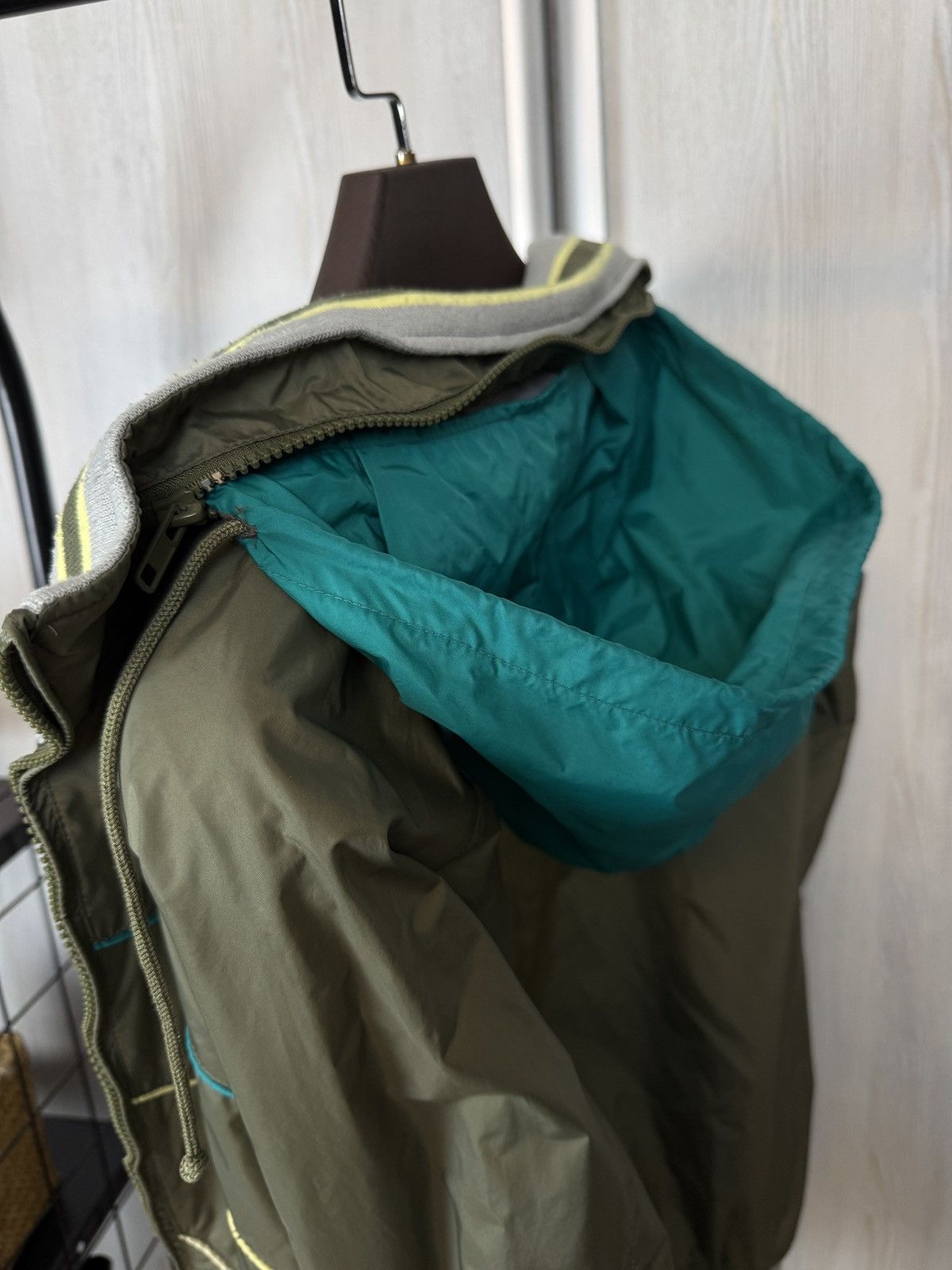 55DSL 55DSL Diesel vintage y2k nylon khaki green jacket Size US L / EU 52-54 / 3 - 18 Thumbnail