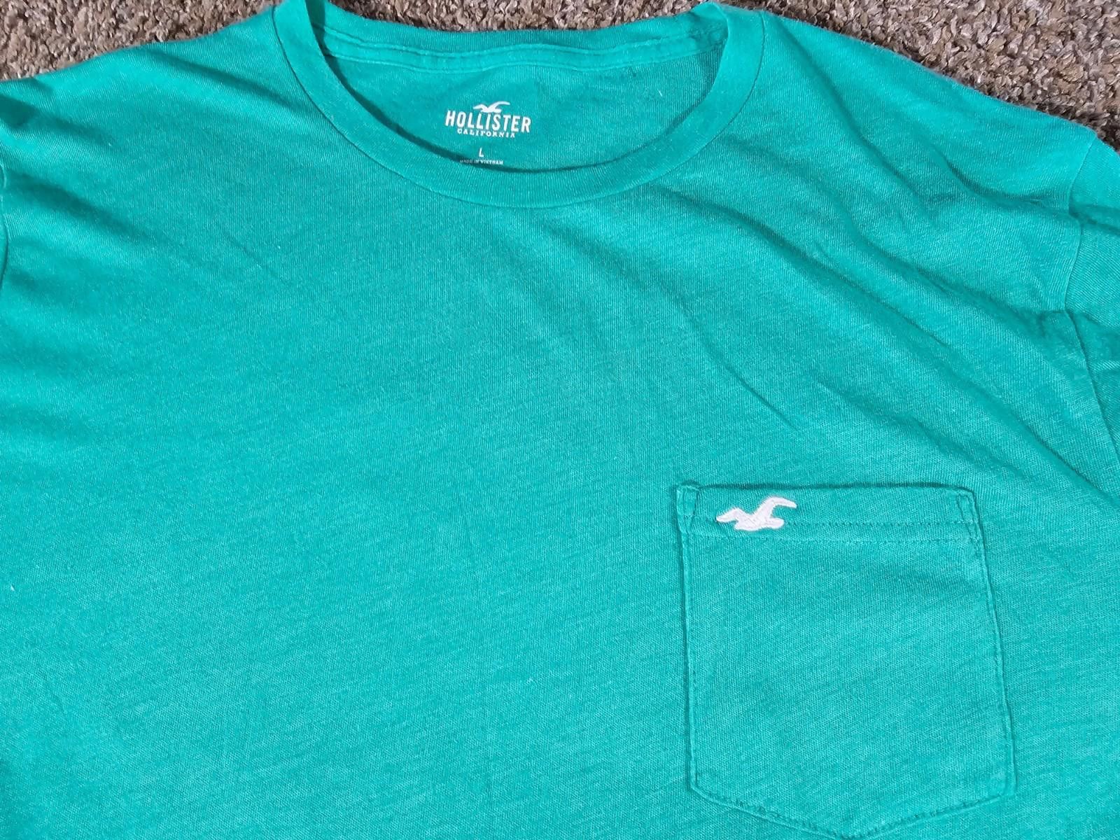 Hollister Hollister Mens Large Pocket Tshirt Size US L / EU 52-54 / 3 - 2 Thumbnail