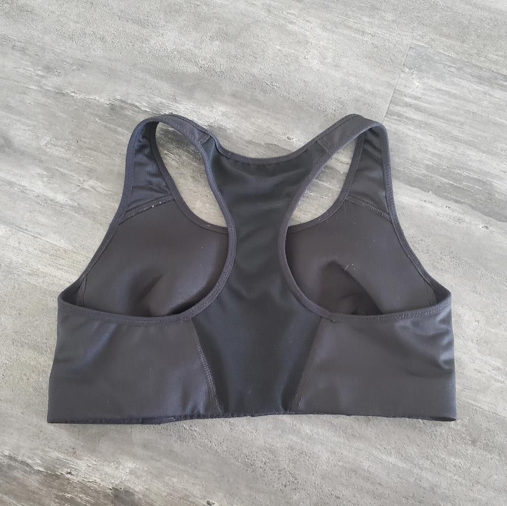 Nike Black White Nike Swoosh Sport Bra Size ONE SIZE - 2 Thumbnail