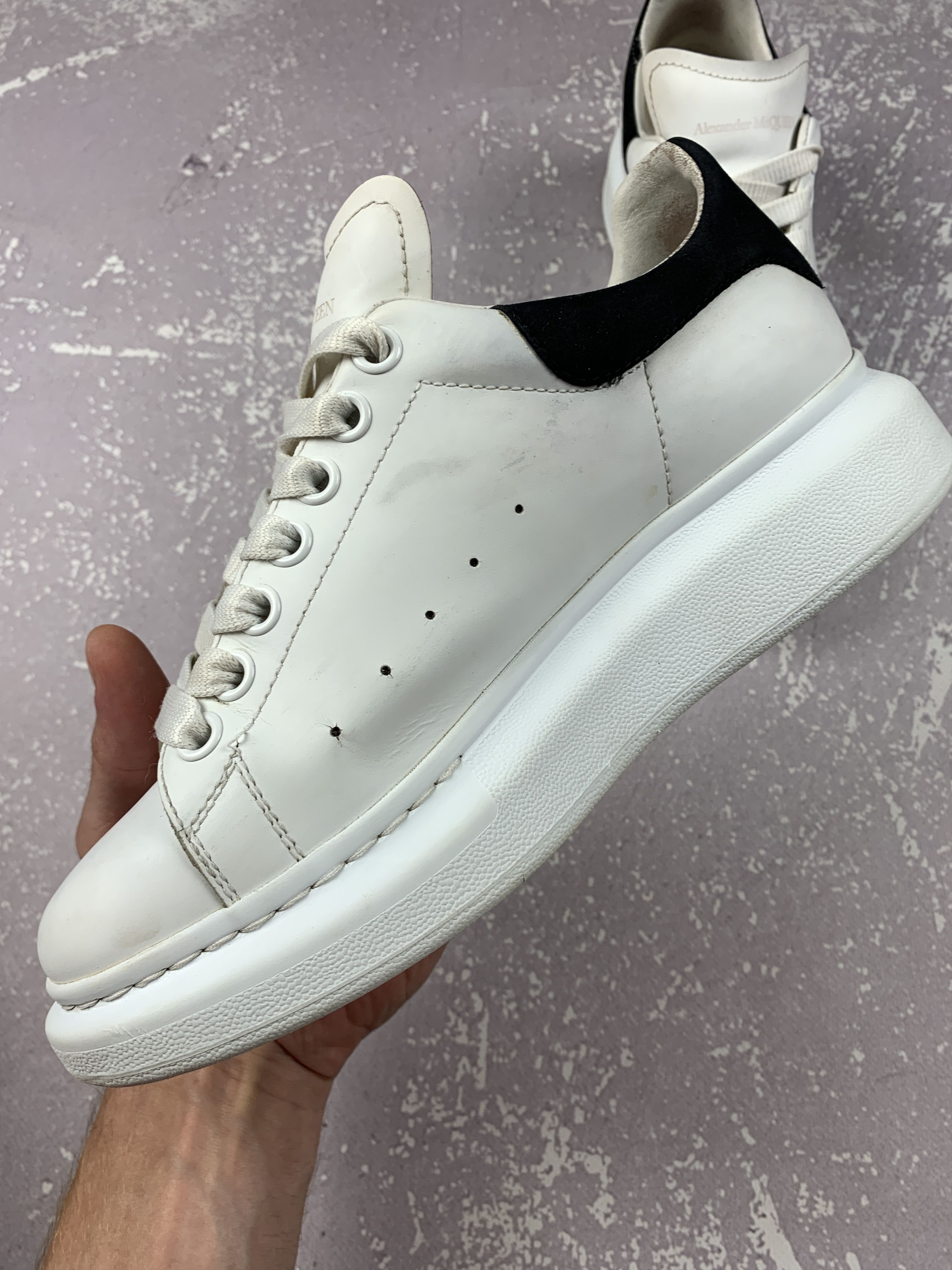 Alexander McQueen Alexander McQueen Oversize Sneakers Leather/Suede 39 1/2 Size US 6.5 / EU 39-40 - 6 Thumbnail