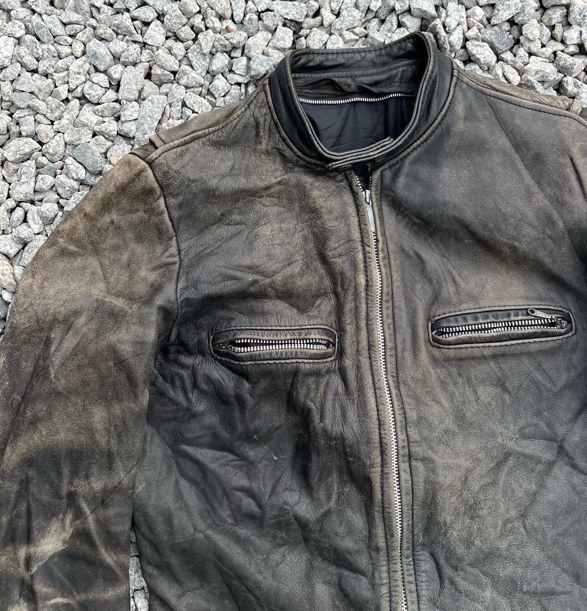 14th Addiction 🔥Vintage Esprit USA Genuine Leather Rider Jacket Size US S / EU 44-46 / 1 - 6 Thumbnail