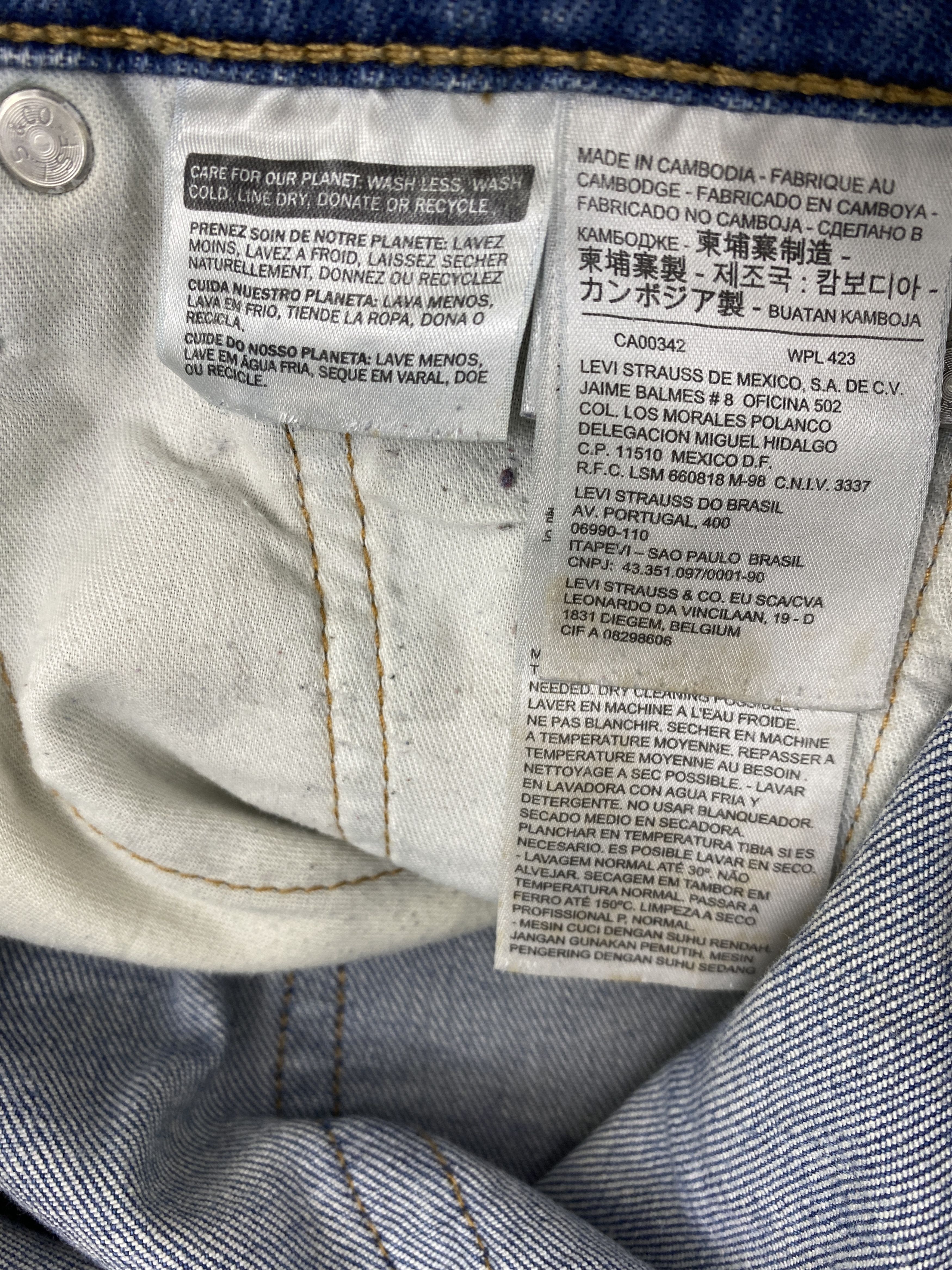 Levi's × Vintage Vintage Levis 541 Faded Blue Denim Jeans Size US 28 / EU 44 - 11 Thumbnail
