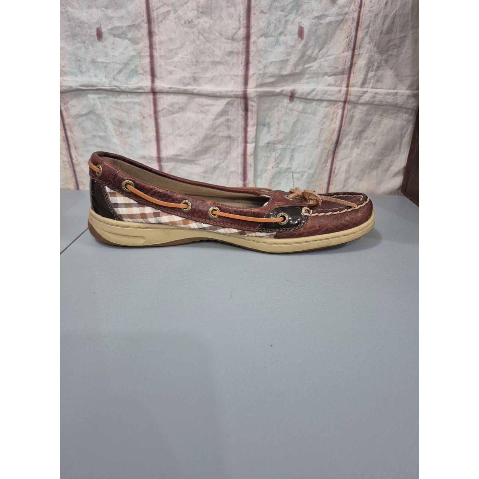 Sperry Sperry Angelfish Top Sider Plaid Slip On Boat Shoes Size 8M Size US 8 / IT 38 - 6 Thumbnail