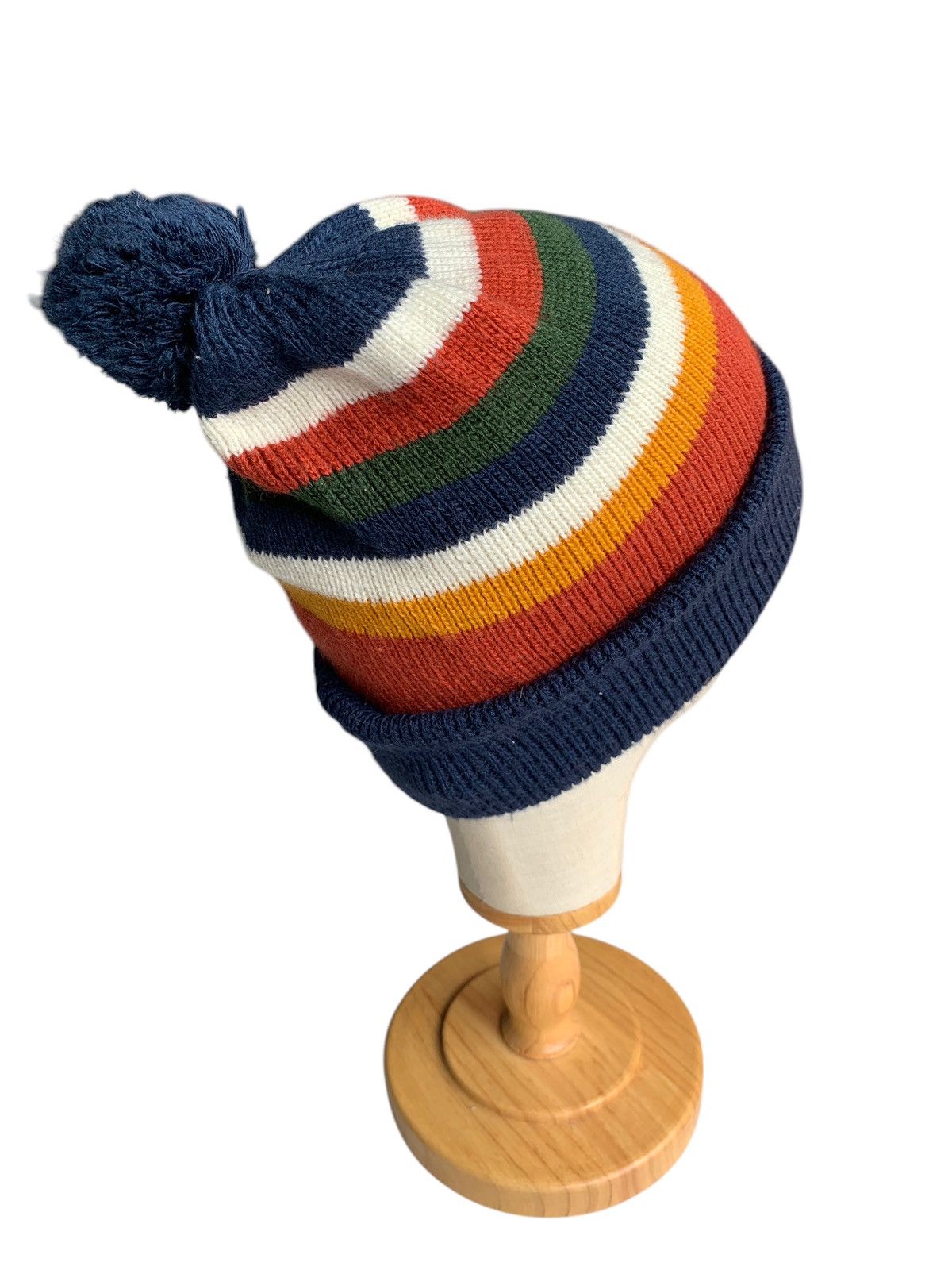 Japanese Brand × Polo Ralph Lauren × Vintage Polo Club Rare Design Winter Sessions Streetwear Beanie Hats Size ONE SIZE - 6 Thumbnail